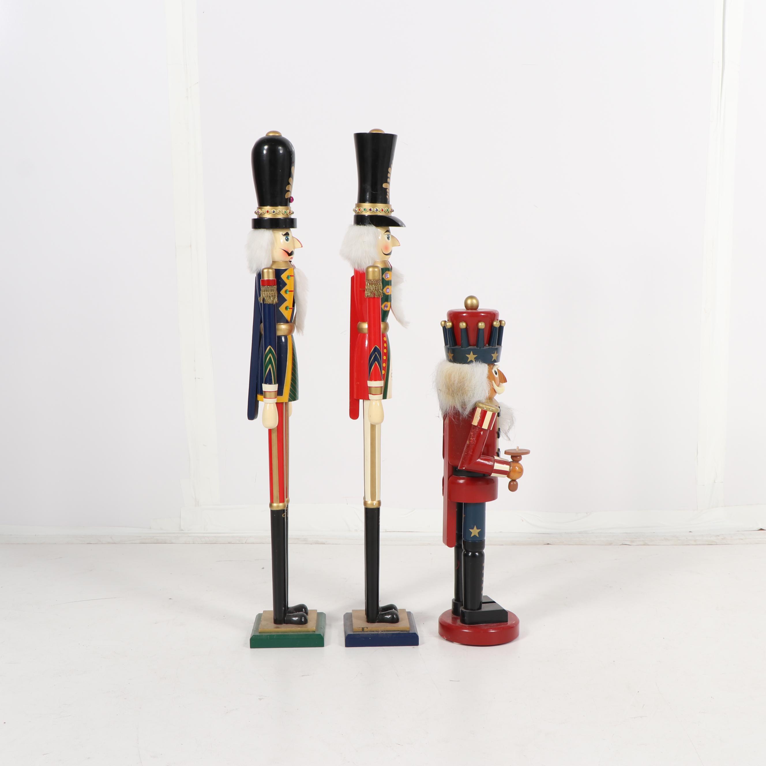 Painted Wood Nutcrackers