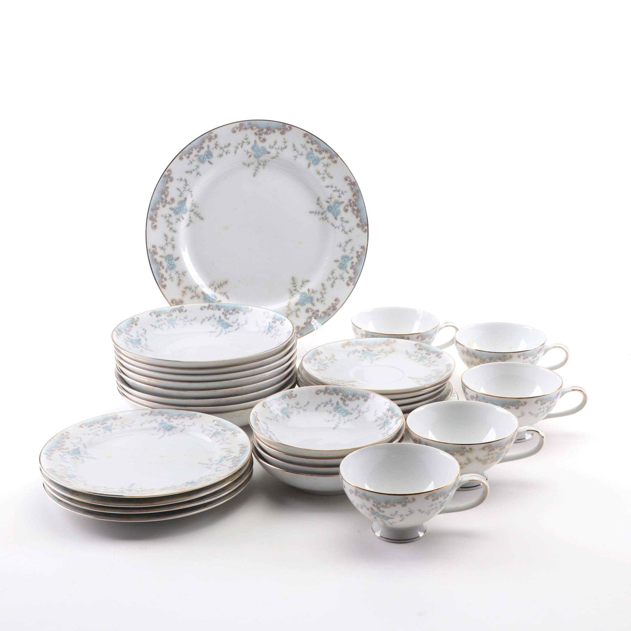 Imperial China "Seville" Porcelain Dinnerware Designed by W. Dalton