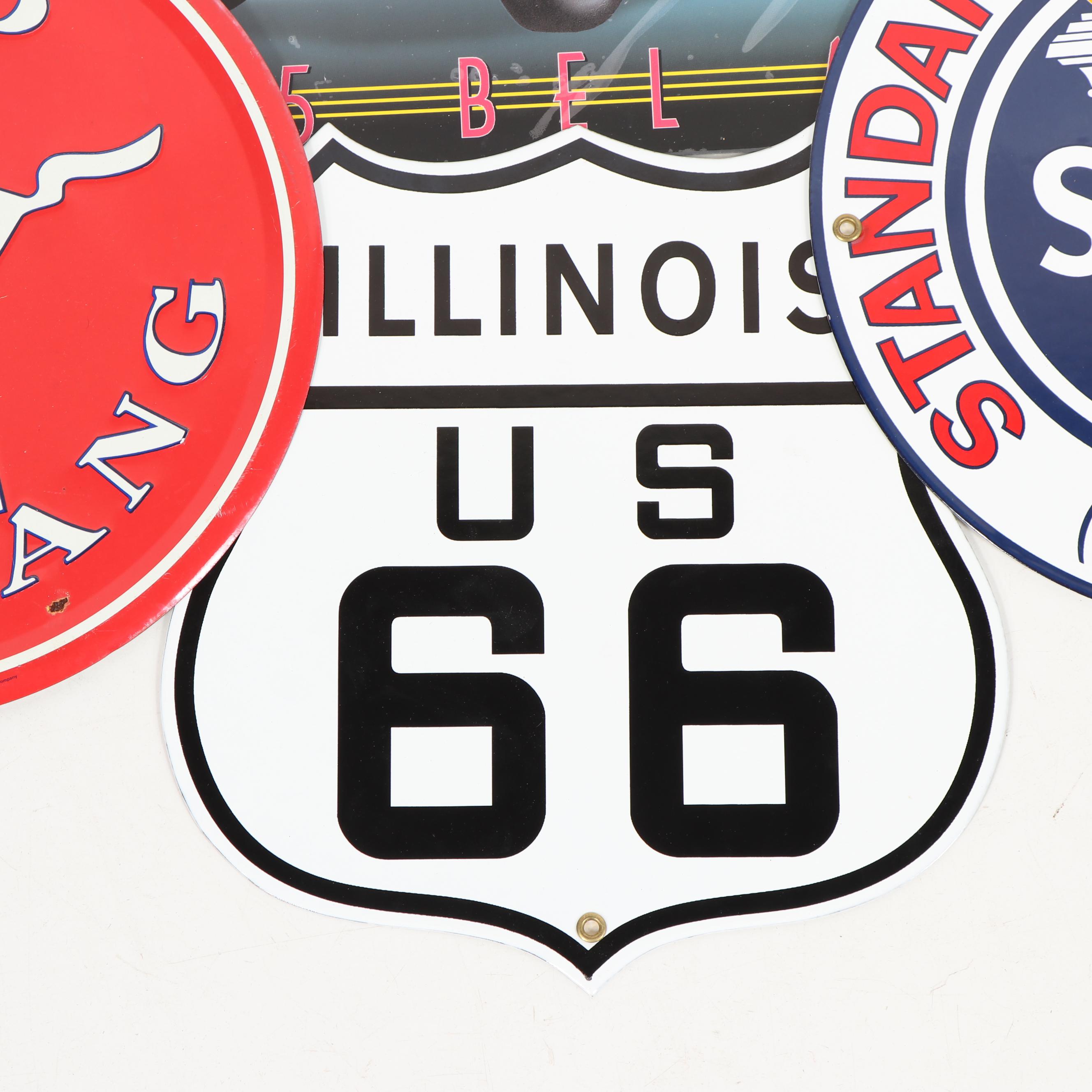 Reproduction Metal Automotive and Advertising Signs