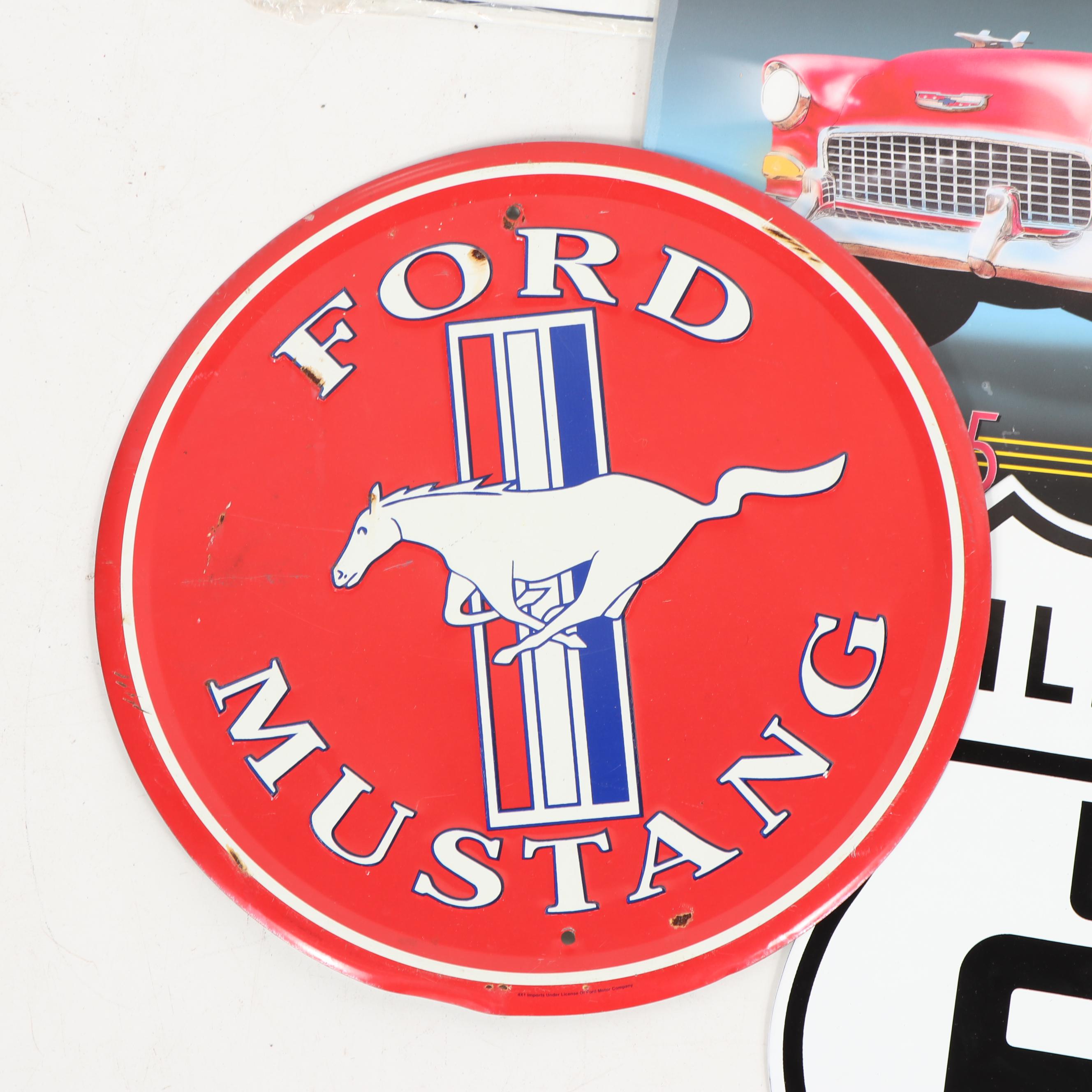 Reproduction Metal Automotive and Advertising Signs