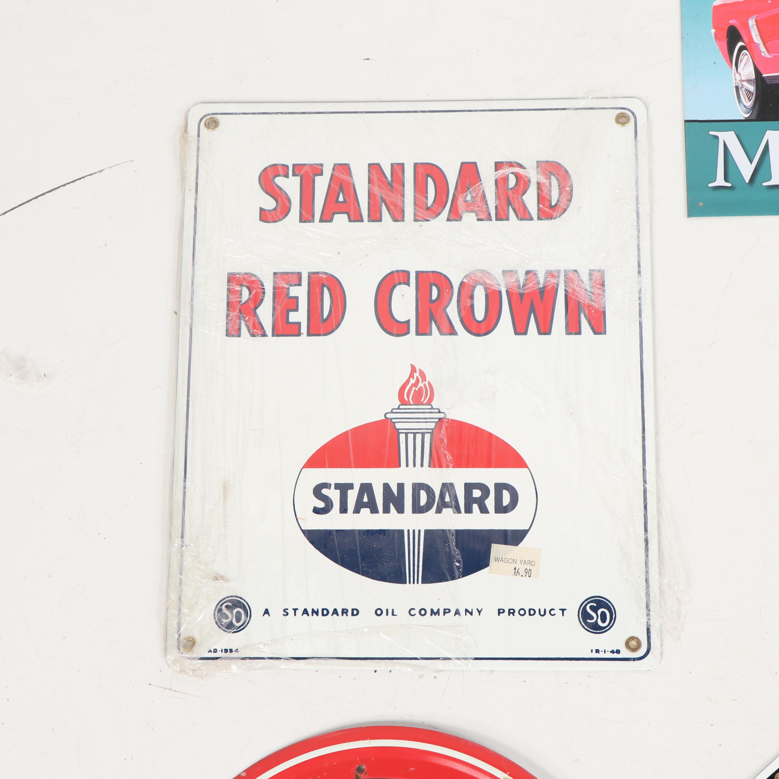 Reproduction Metal Automotive and Advertising Signs