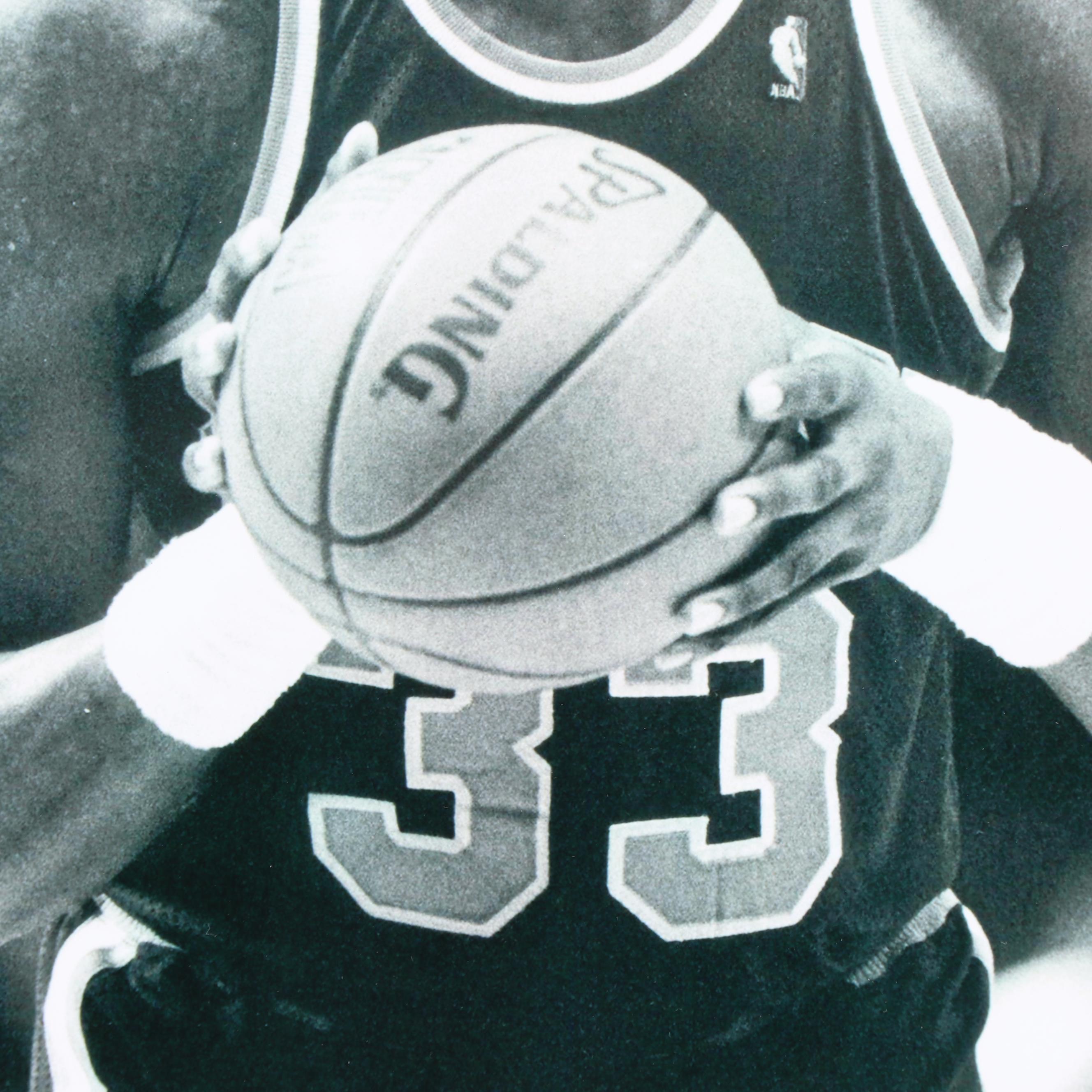 Patrick Ewing Autograph with Photo - Steiner COA