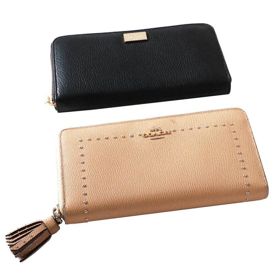 Kate Spade New York Clutch Wallet with Coach Clutch Wallet