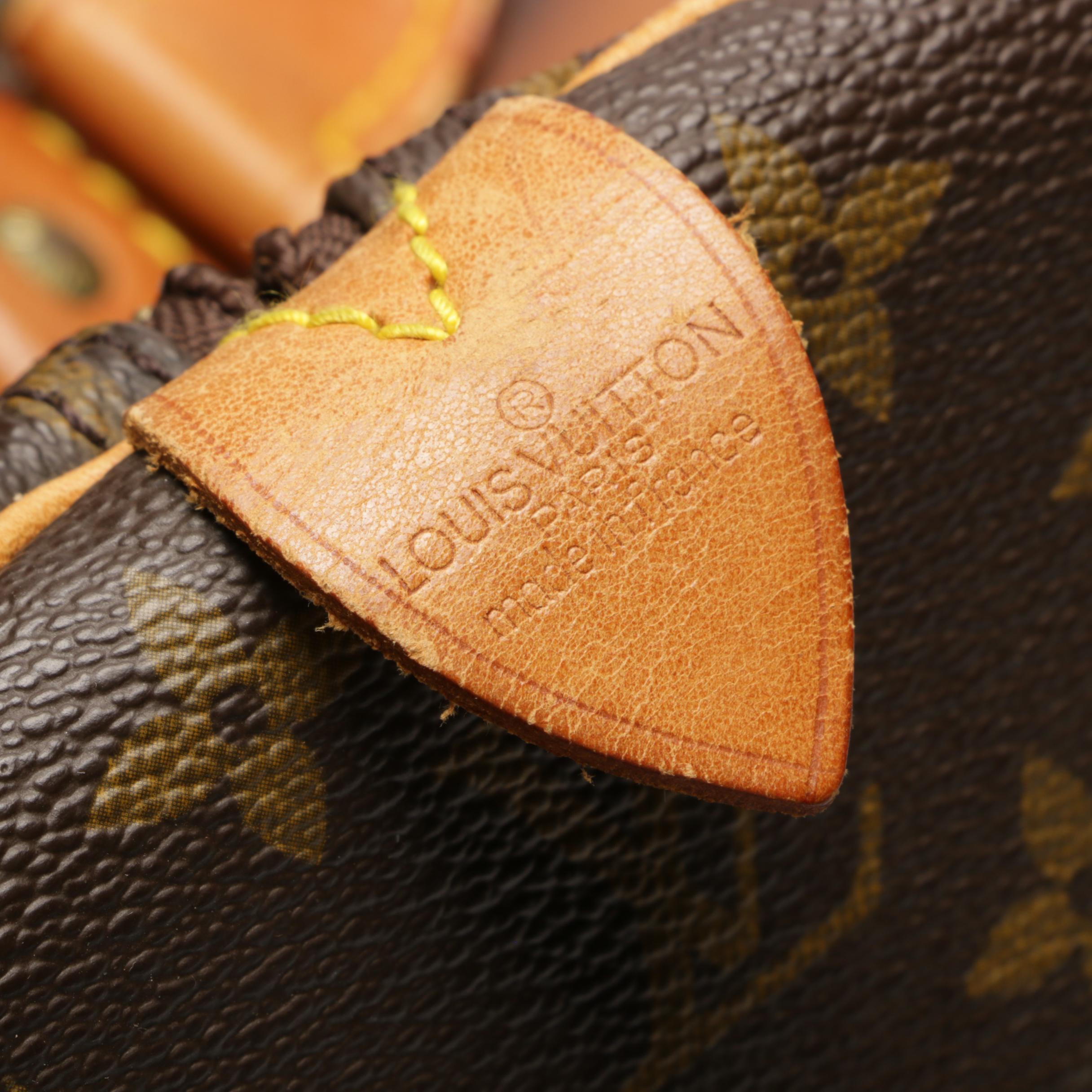 1983 Louis Vuitton Monogram Canvas Keepall 60 Duffel Bag, Made in France