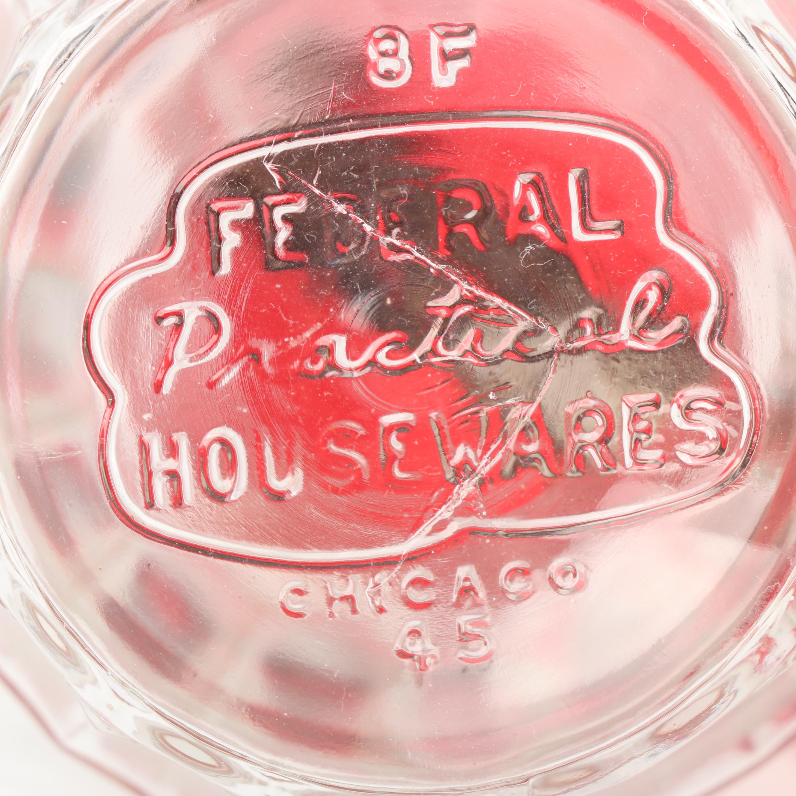 Hazel-Atlas and Federal Practical Housewares Kitchen Accessories, Mid-Century