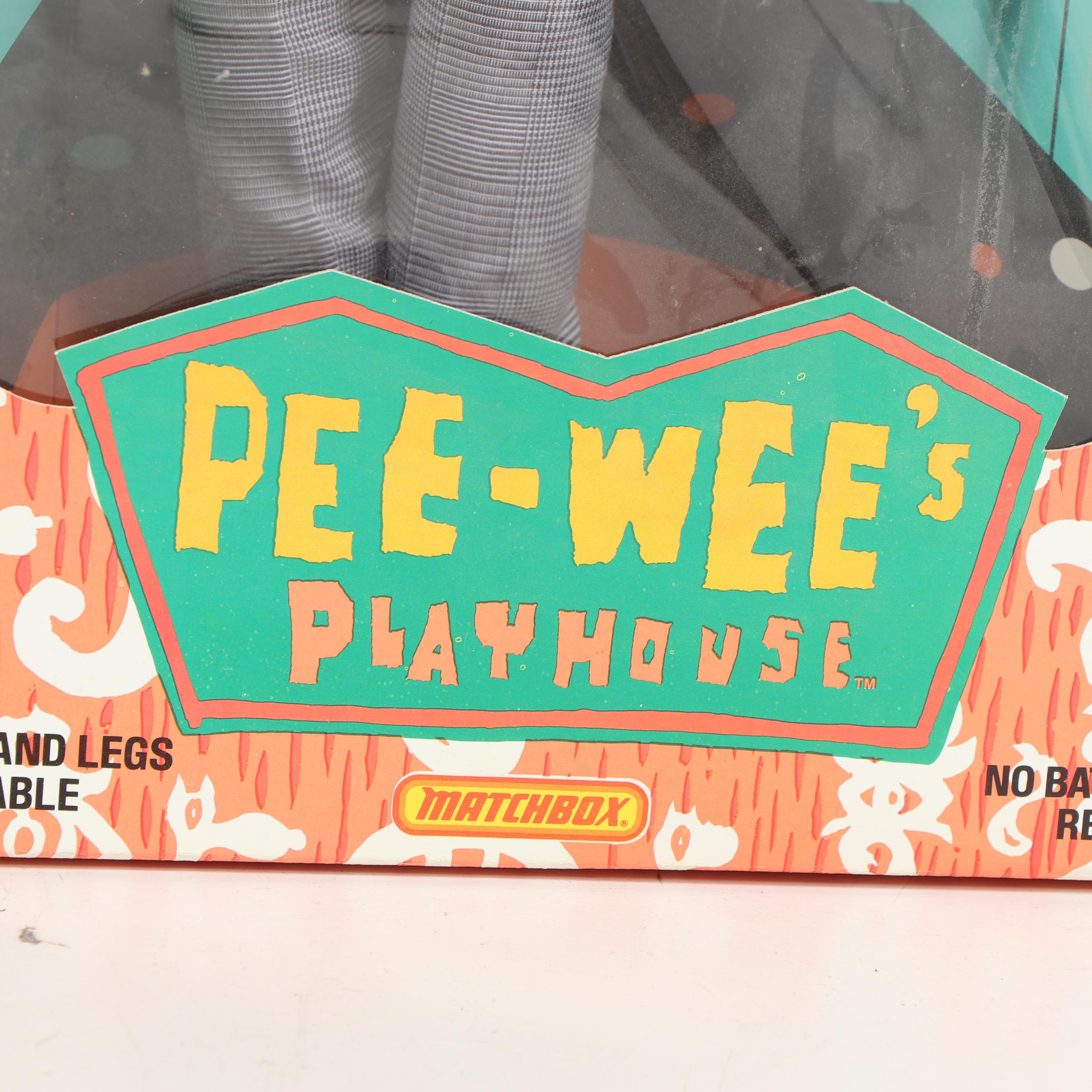 Matchbox "Pee-Wee's Playhouse" Talking Plush Toys and Figural Watch