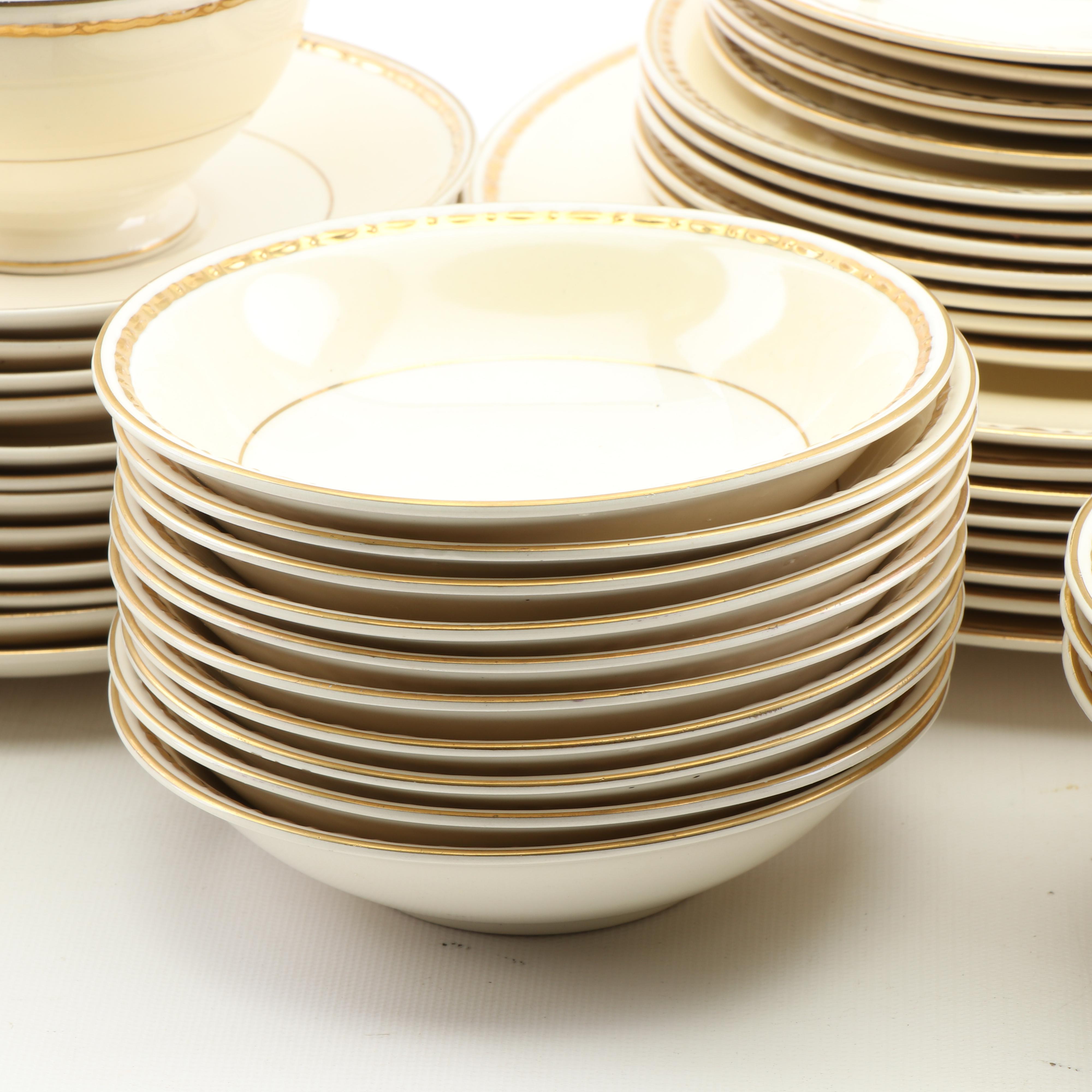 Homer Laughlin "Viceroy" Eggshell Georgian China Dinnerware, Circa 1940s