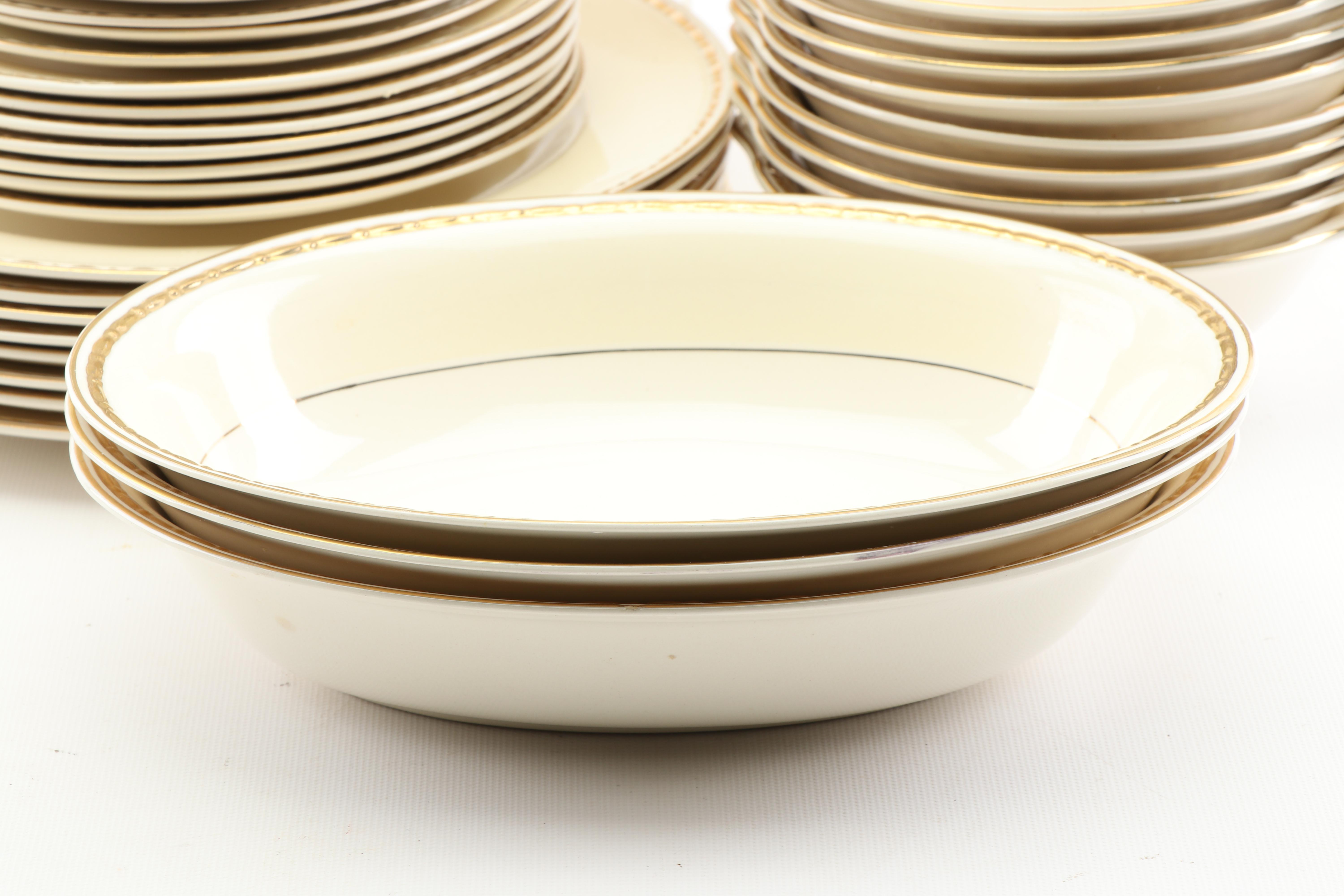 Homer Laughlin "Viceroy" Eggshell Georgian China Dinnerware, Circa 1940s