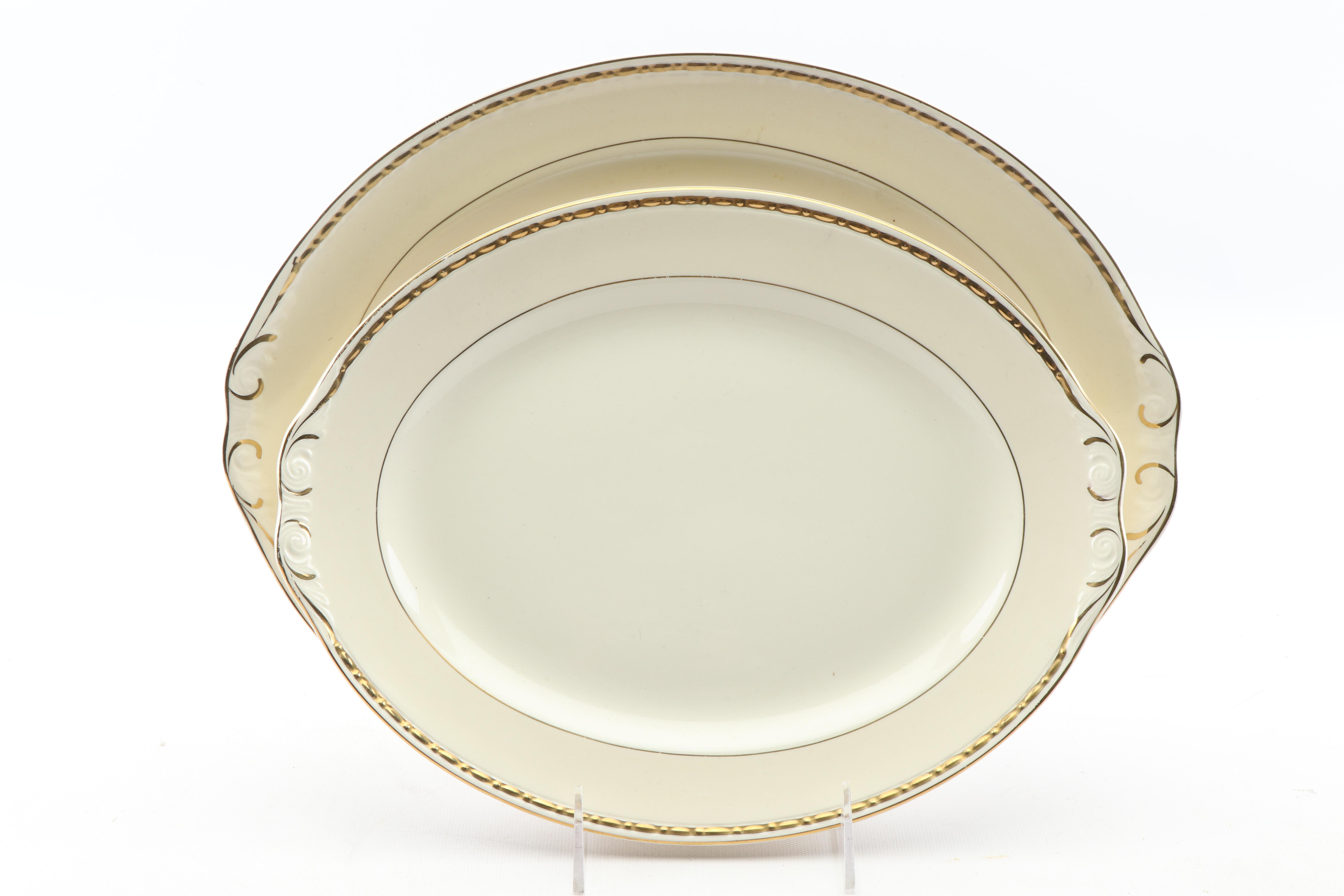 Homer Laughlin "Viceroy" Eggshell Georgian China Dinnerware, Circa 1940s