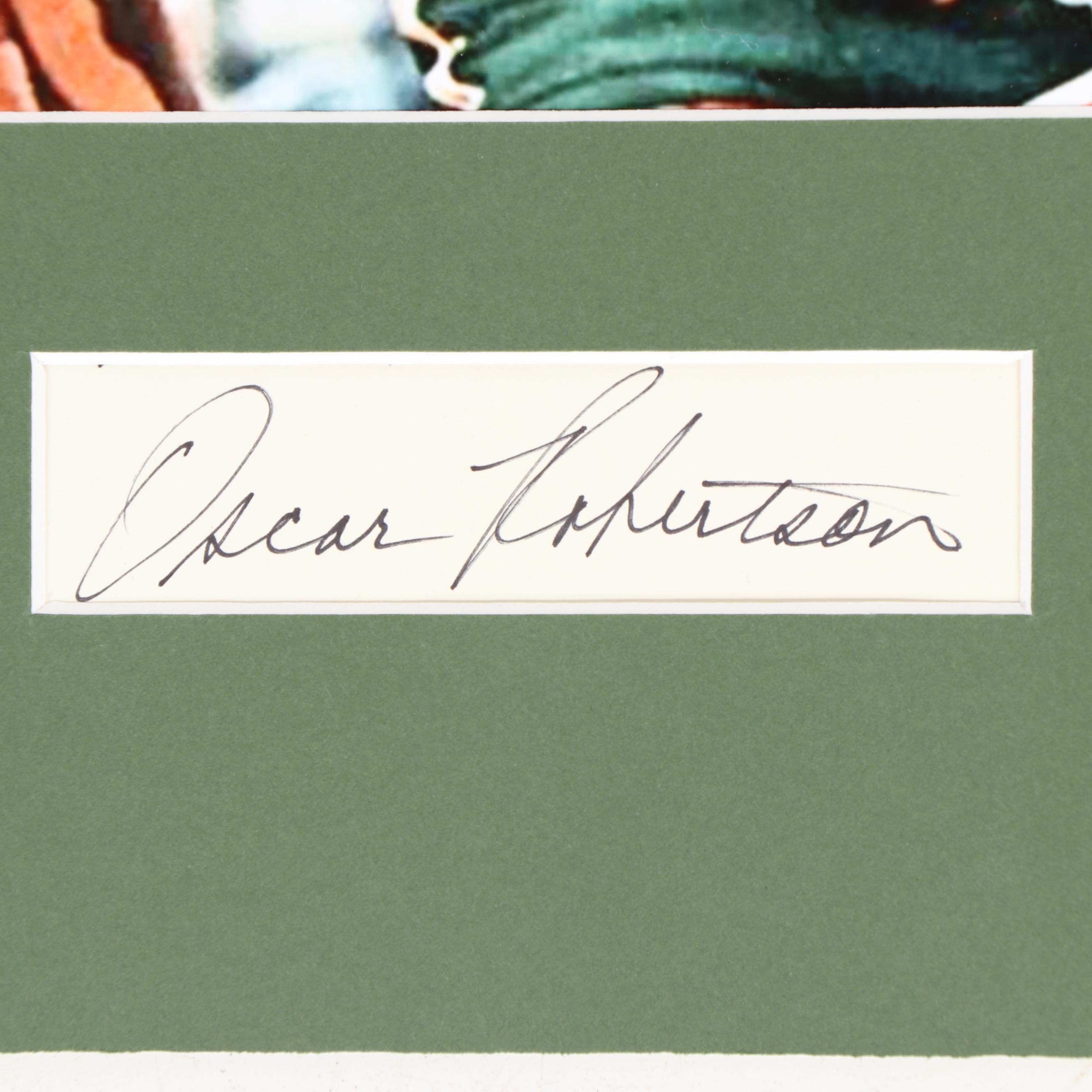 Oscar Robinson Autograph with Photo