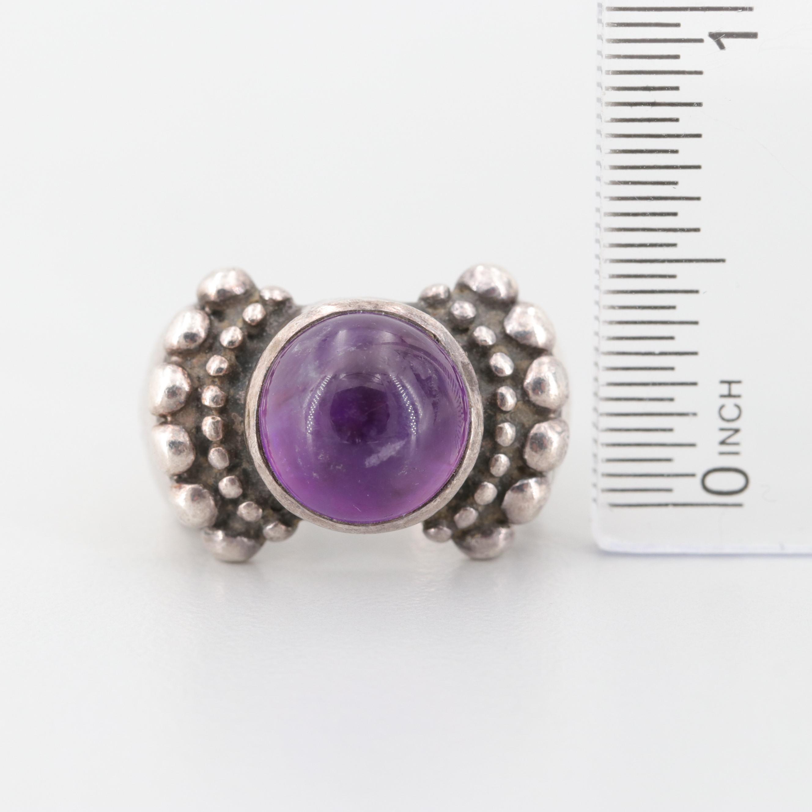 Sterling Silver Amethyst Ring