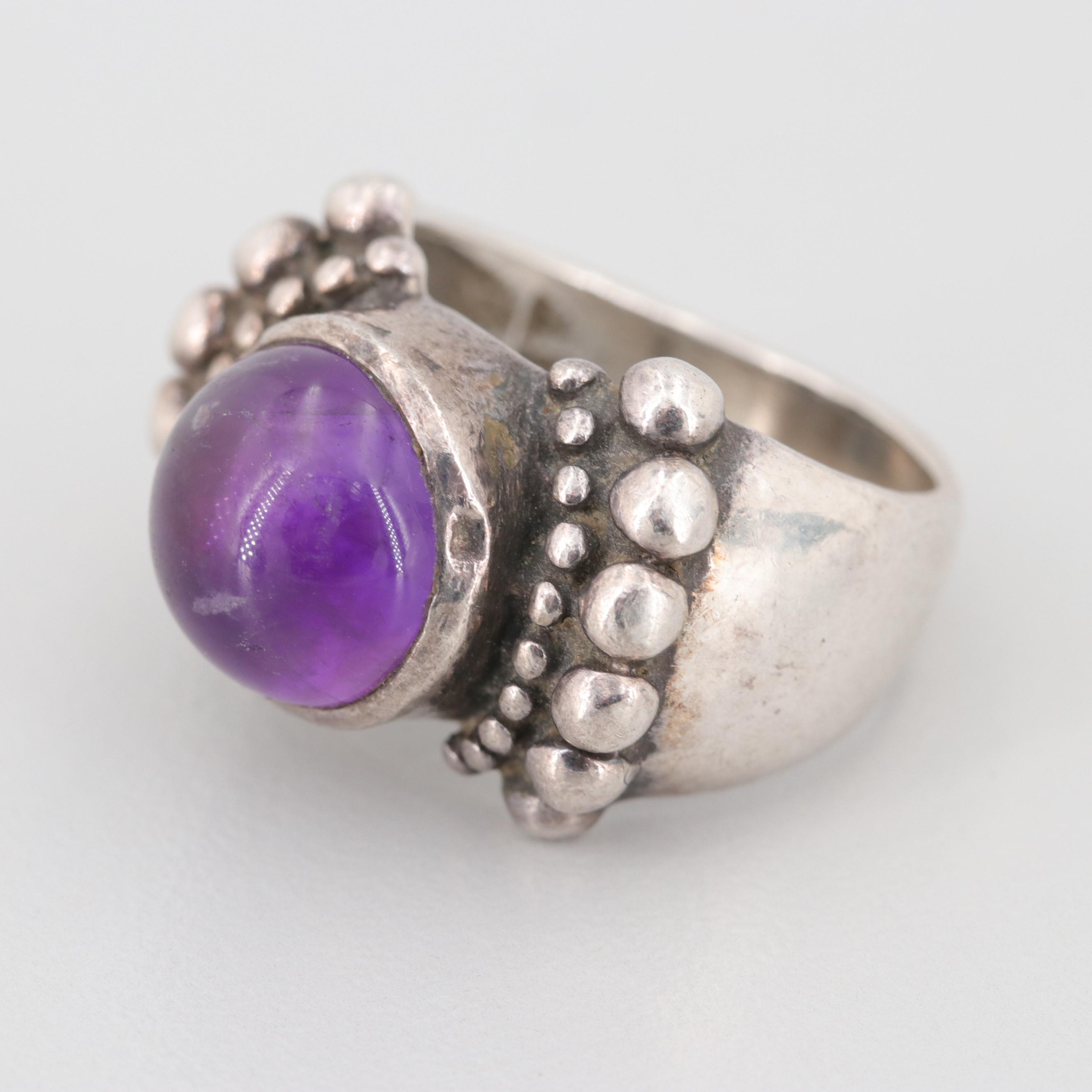 Sterling Silver Amethyst Ring