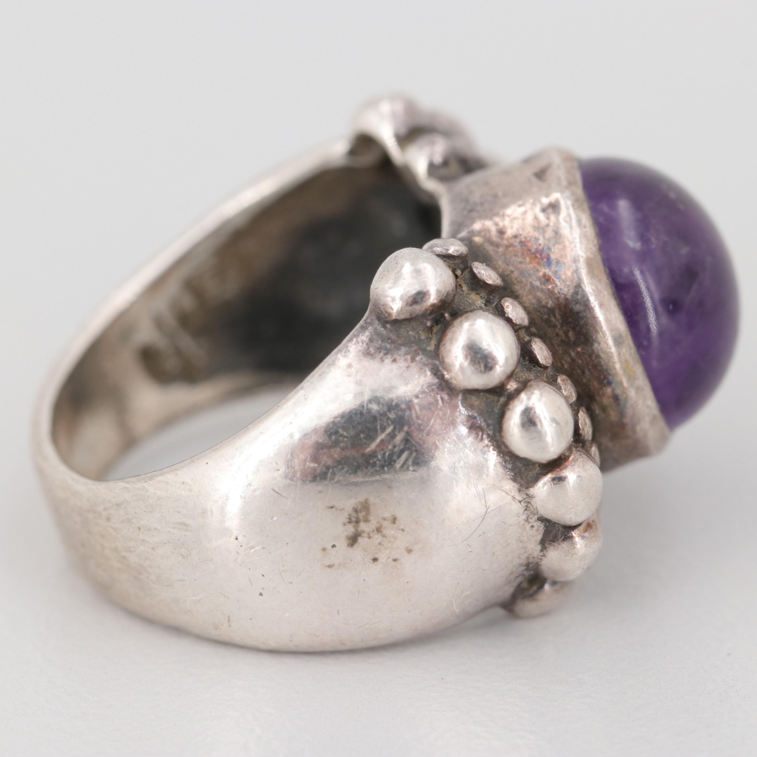 Sterling Silver Amethyst Ring