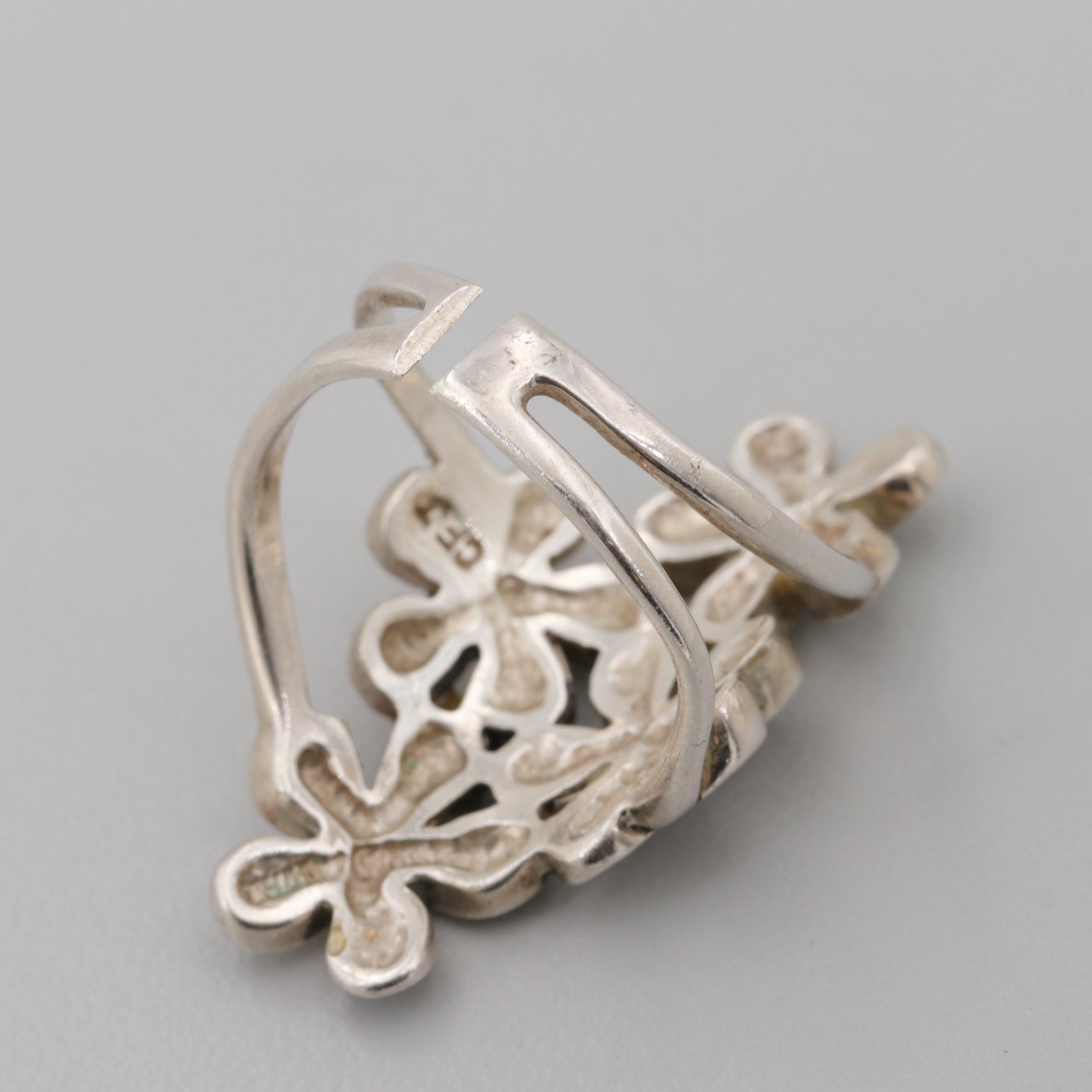 Sterling Silver Mother of Pearl Ring