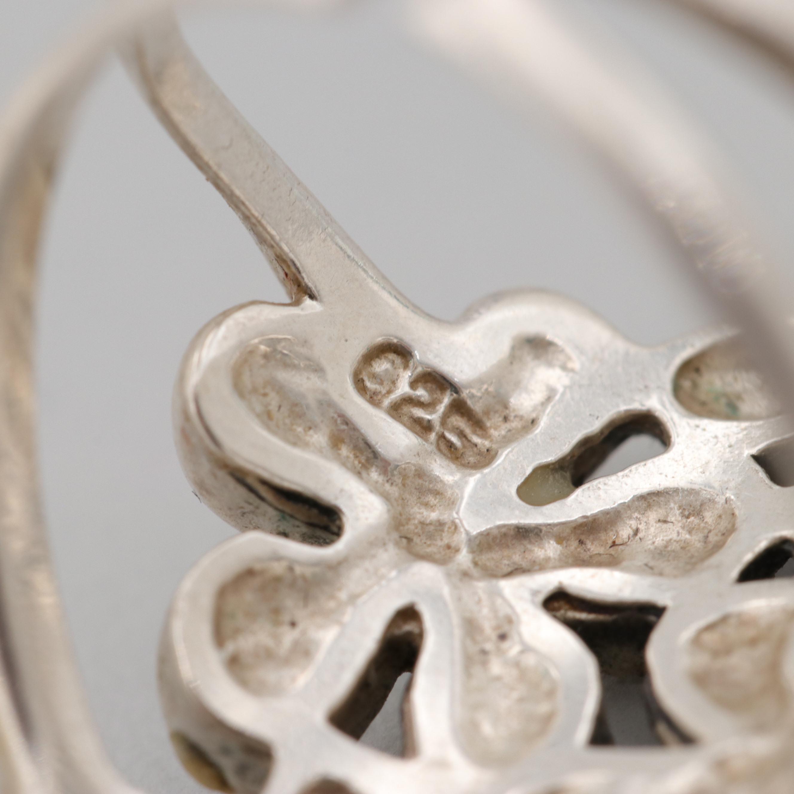 Sterling Silver Mother of Pearl Ring