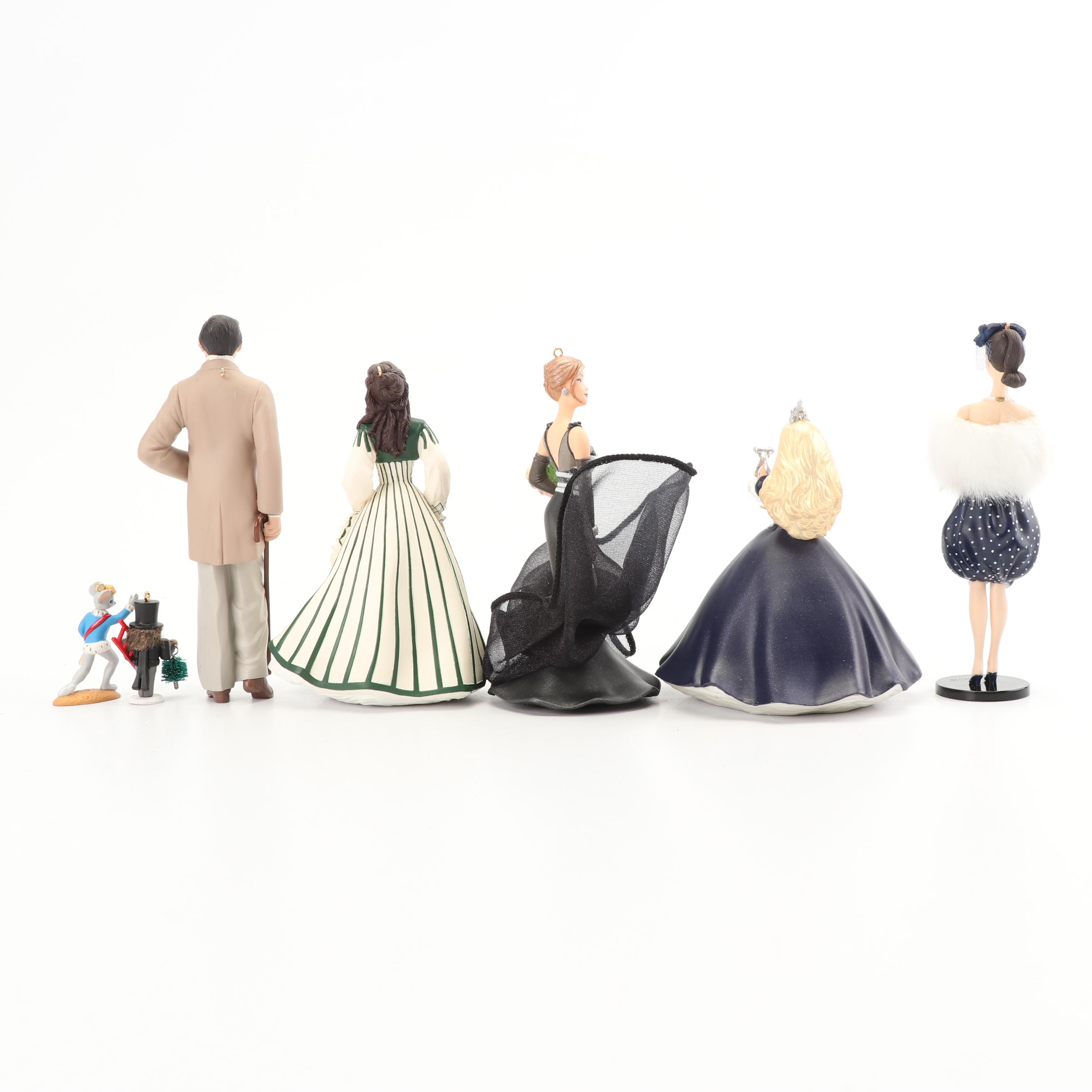 Christmas Ornaments including Jim Shore, Hallmark, and Goebel, Late 20th Century