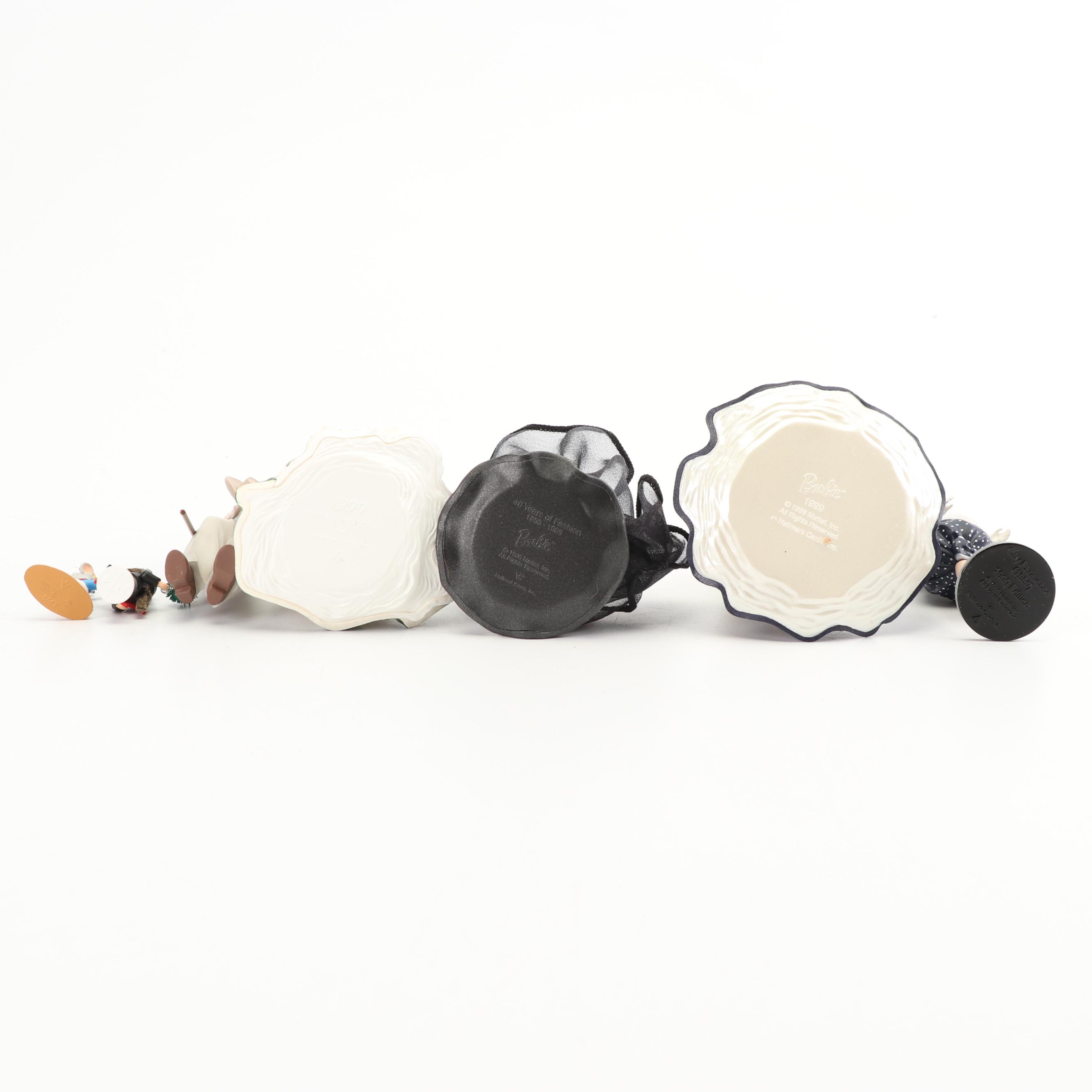 Christmas Ornaments including Jim Shore, Hallmark, and Goebel, Late 20th Century