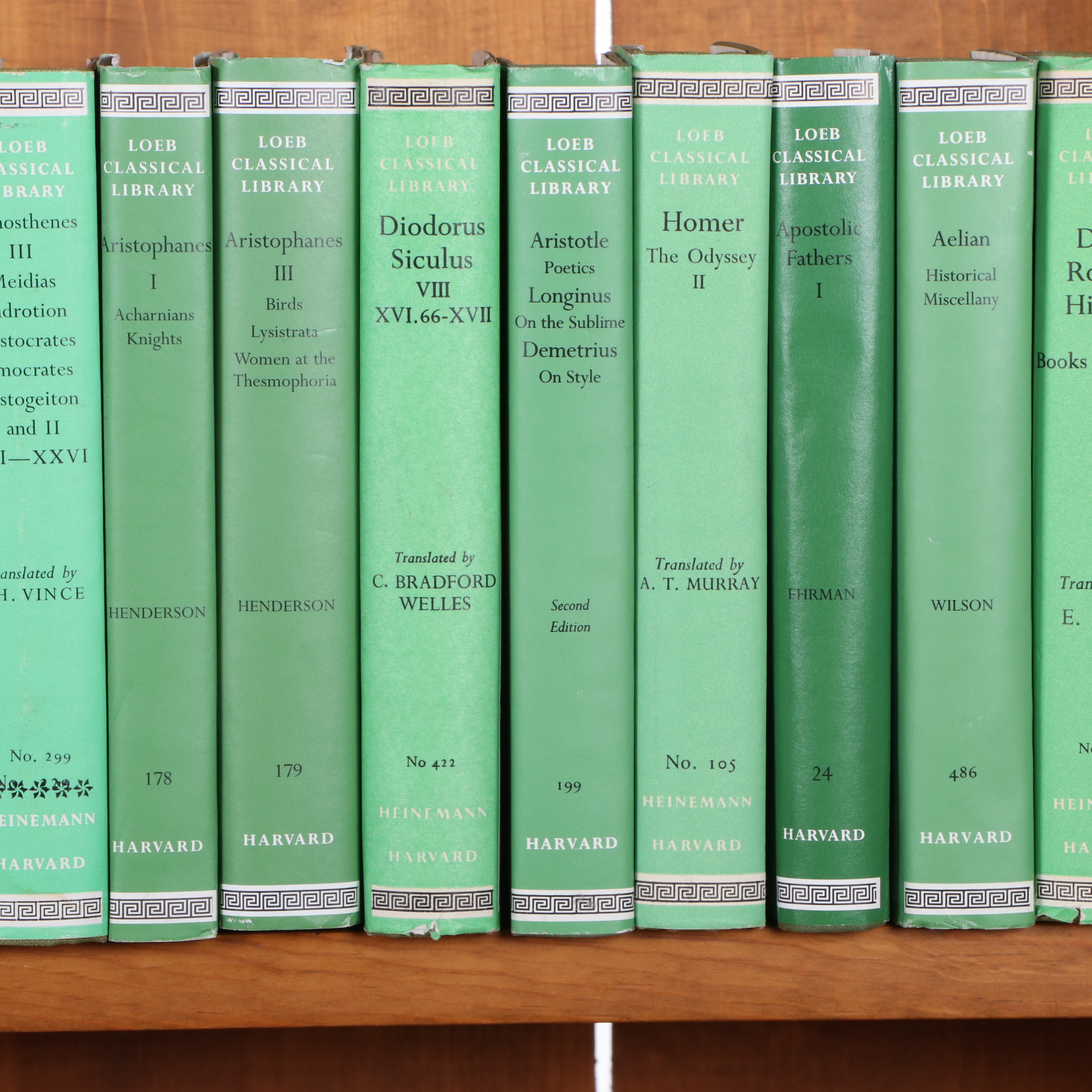 "The Loeb Classical Library", 20th Century
