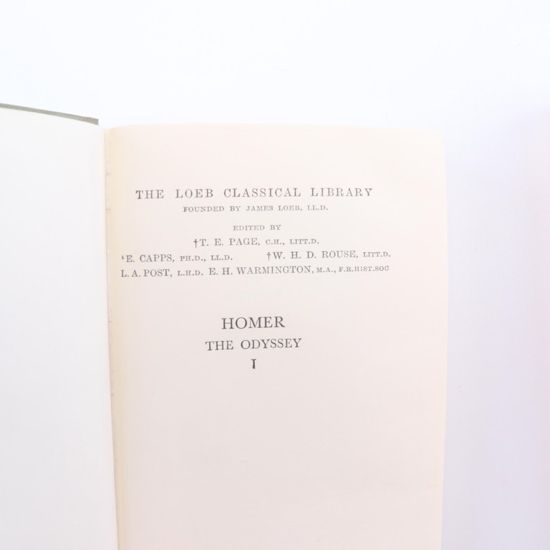 "The Loeb Classical Library", 20th Century