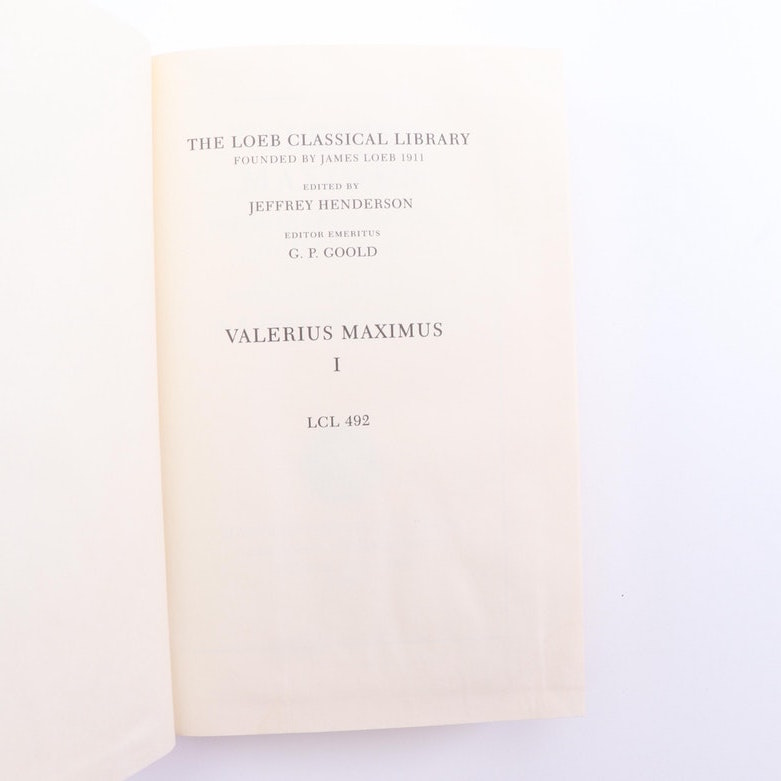 "The Loeb Classical Library", 20th Century