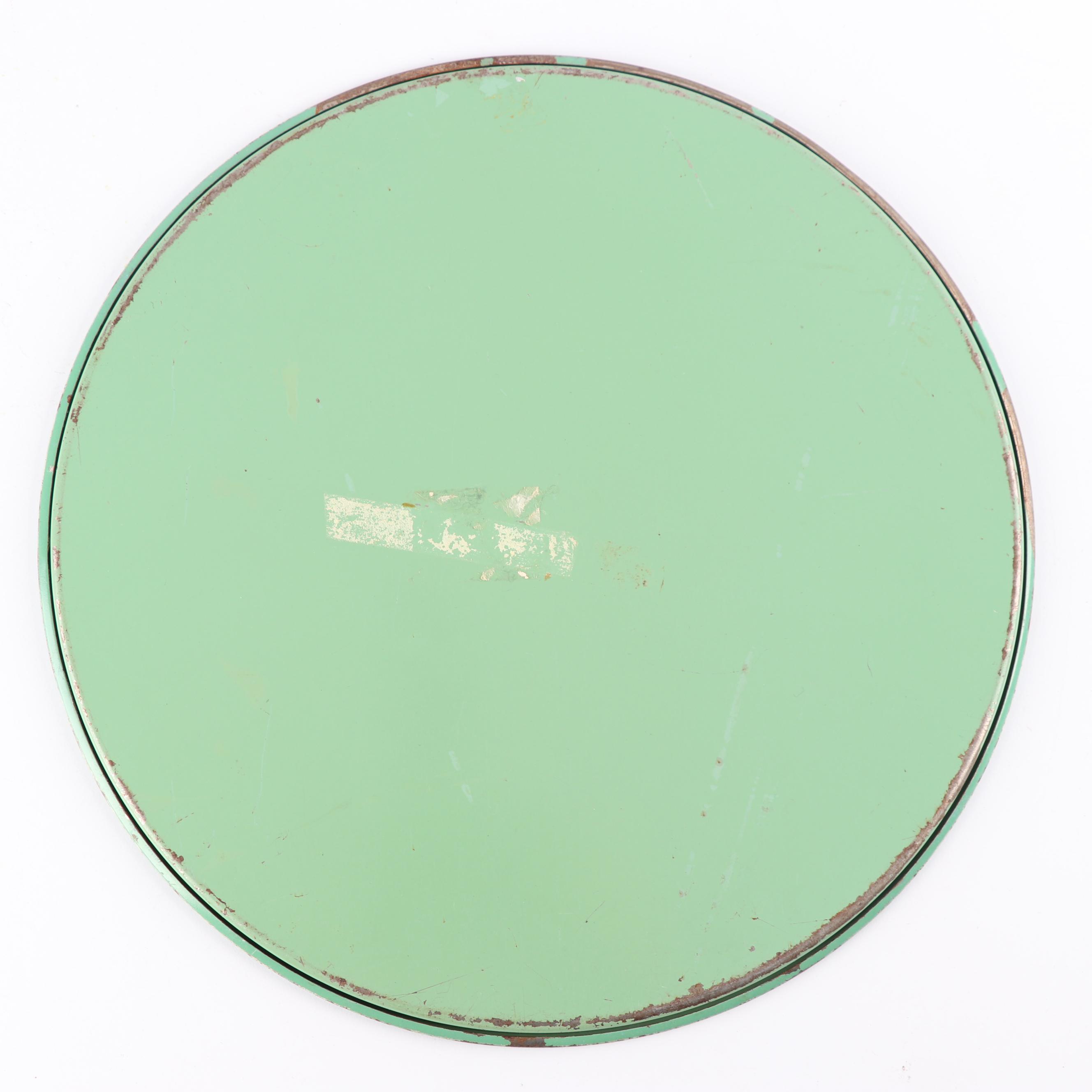 Vintage Floral and Figural Motif Metal Serving Trays