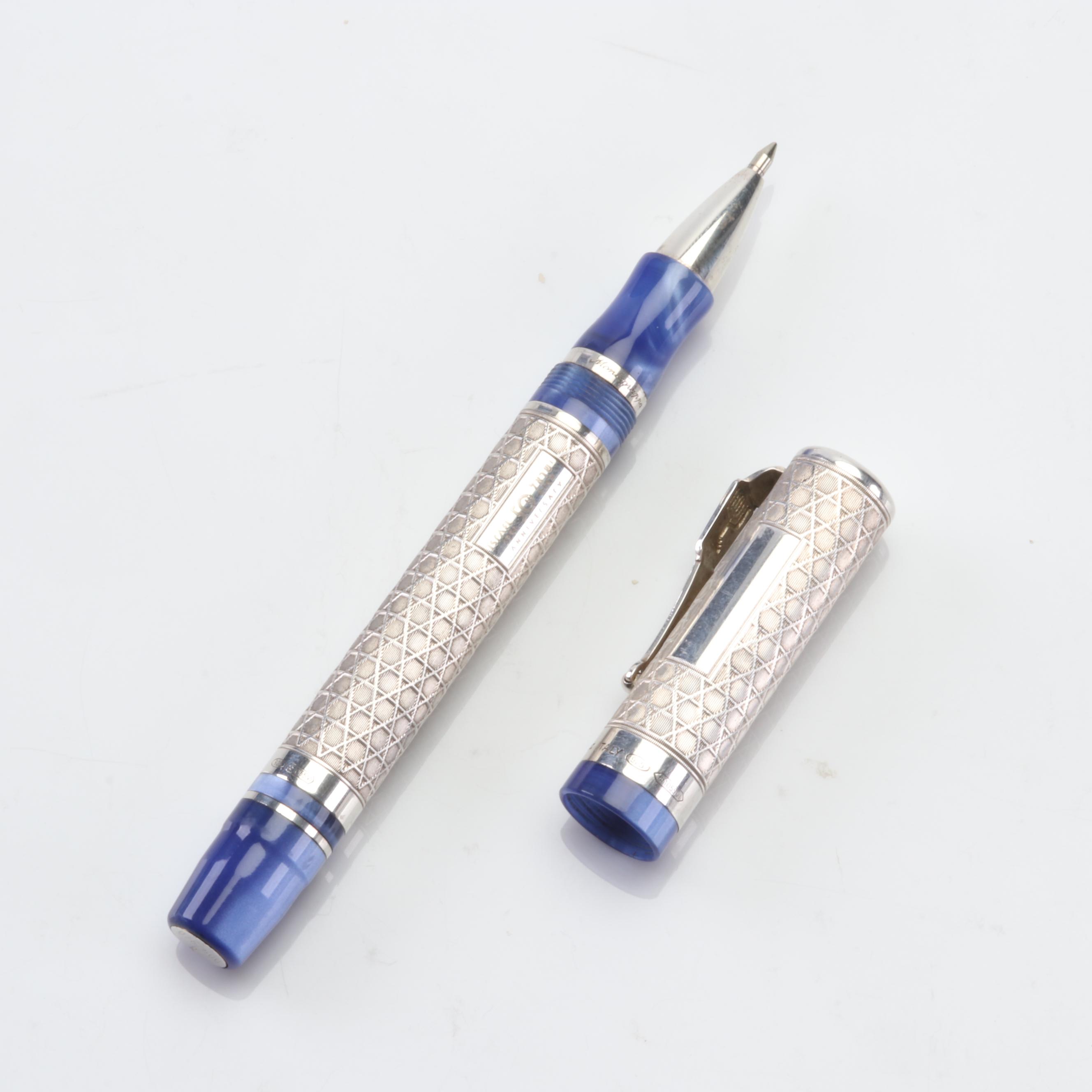 Montegrappa "Israel 50th Anniversary" Limited Edition Sterling Rollerball Pen