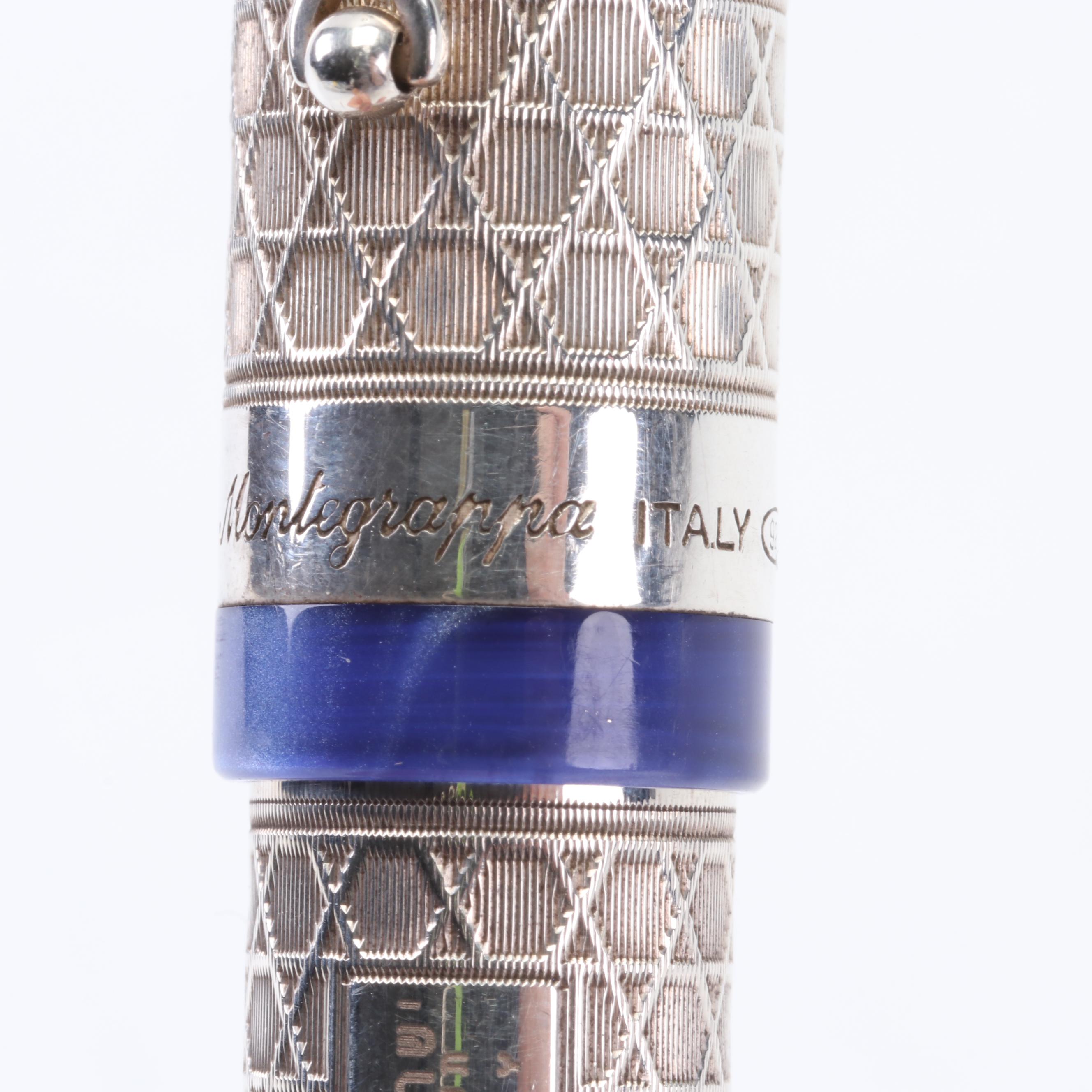 Montegrappa "Israel 50th Anniversary" Limited Edition Sterling Rollerball Pen