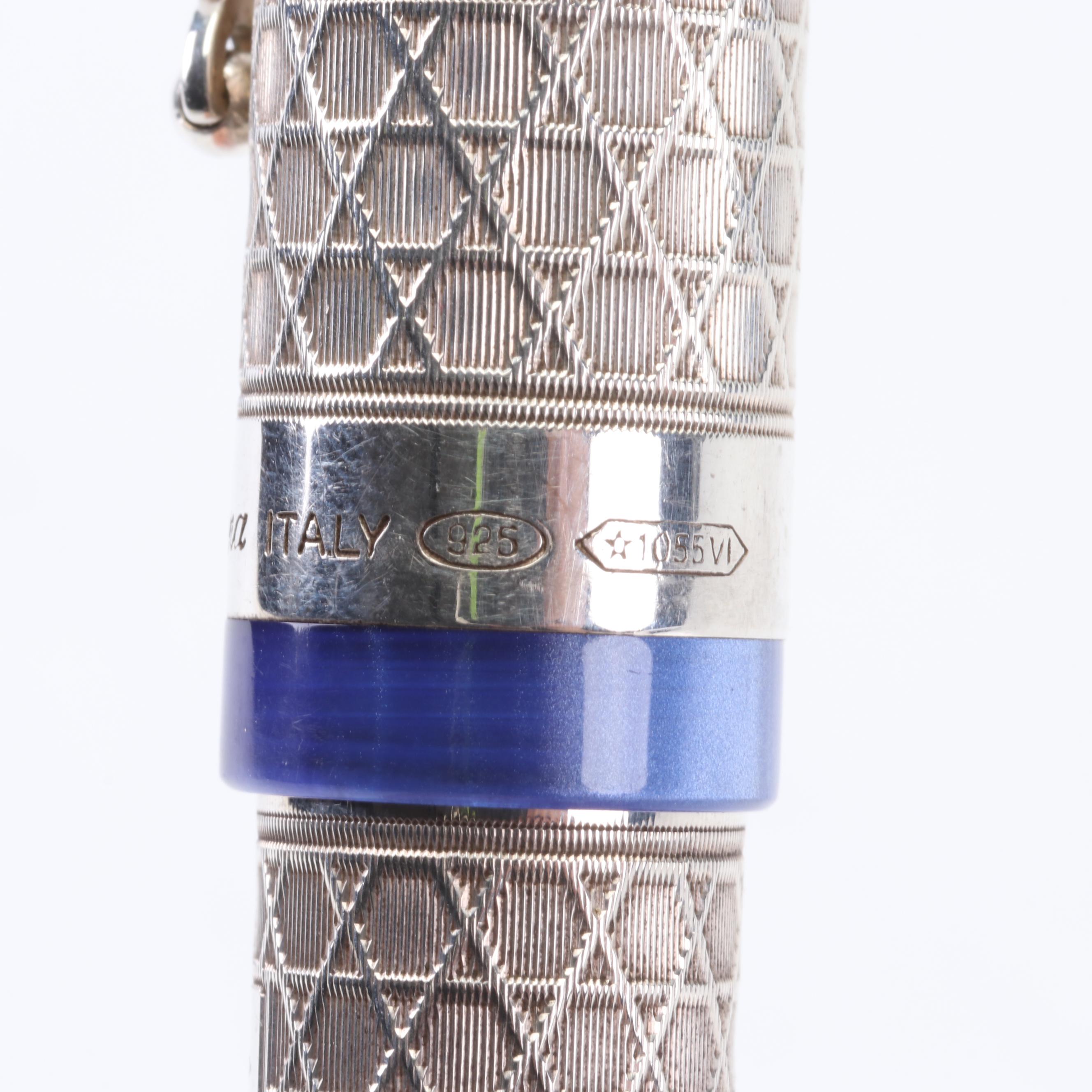Montegrappa "Israel 50th Anniversary" Limited Edition Sterling Rollerball Pen