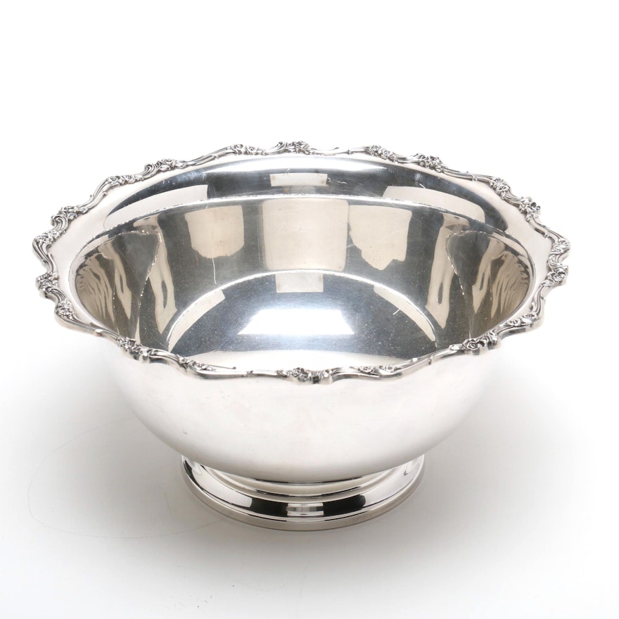 Wilcox International Silver Plate "American Rose" Bowl