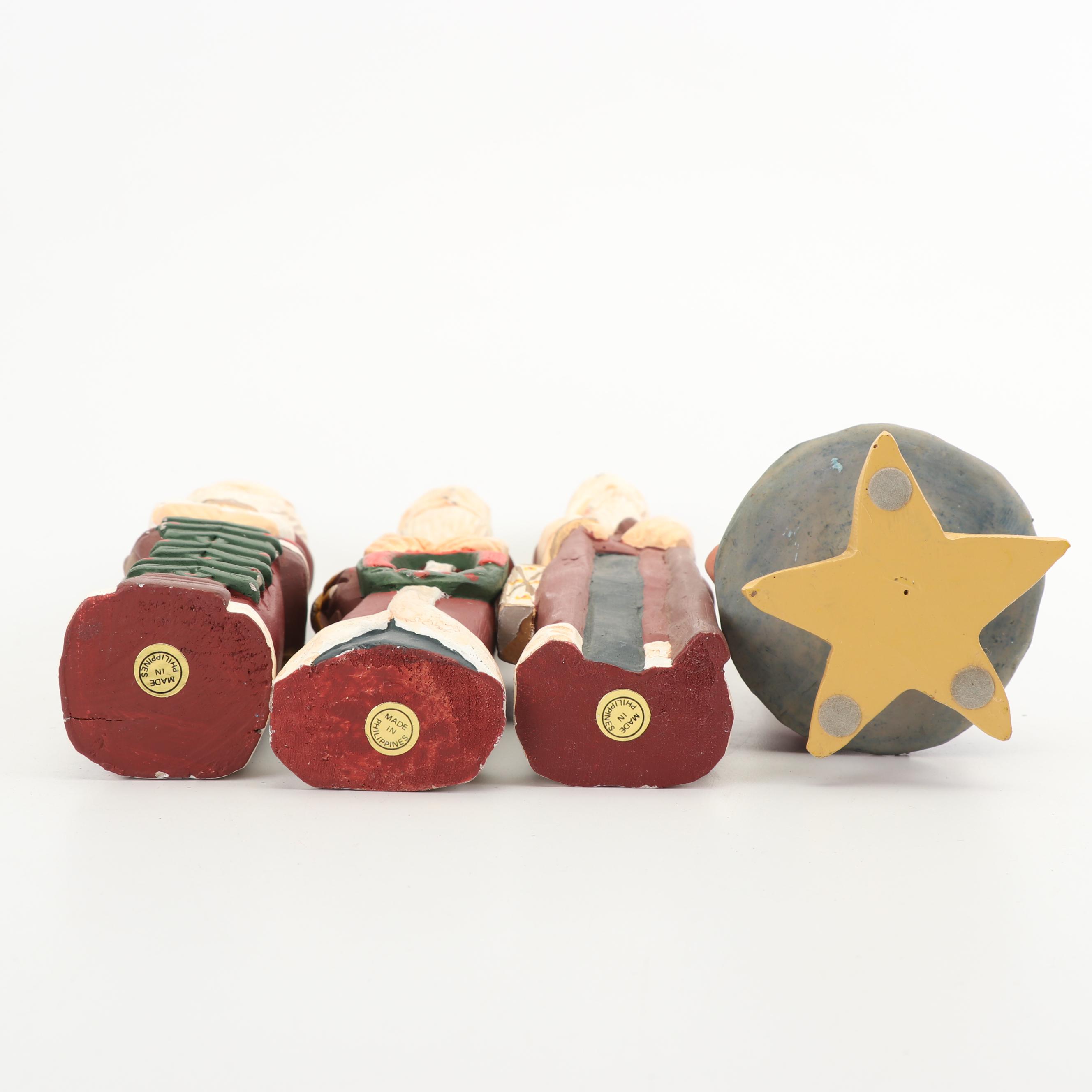 Christmas Wall Décor with Hand-Painted Glass Ornament