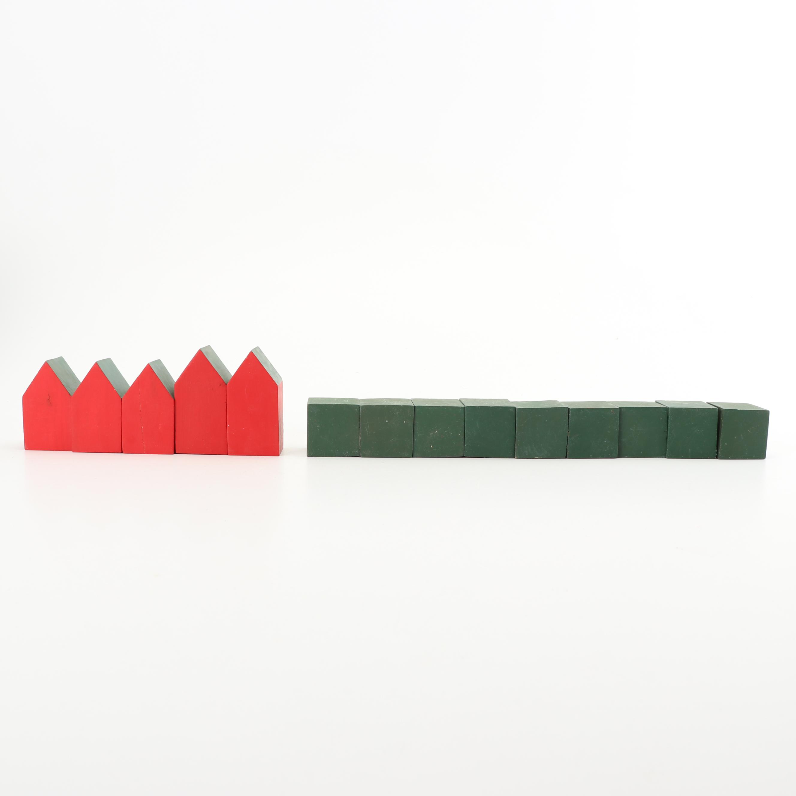 Christmas Wall Décor with Hand-Painted Glass Ornament