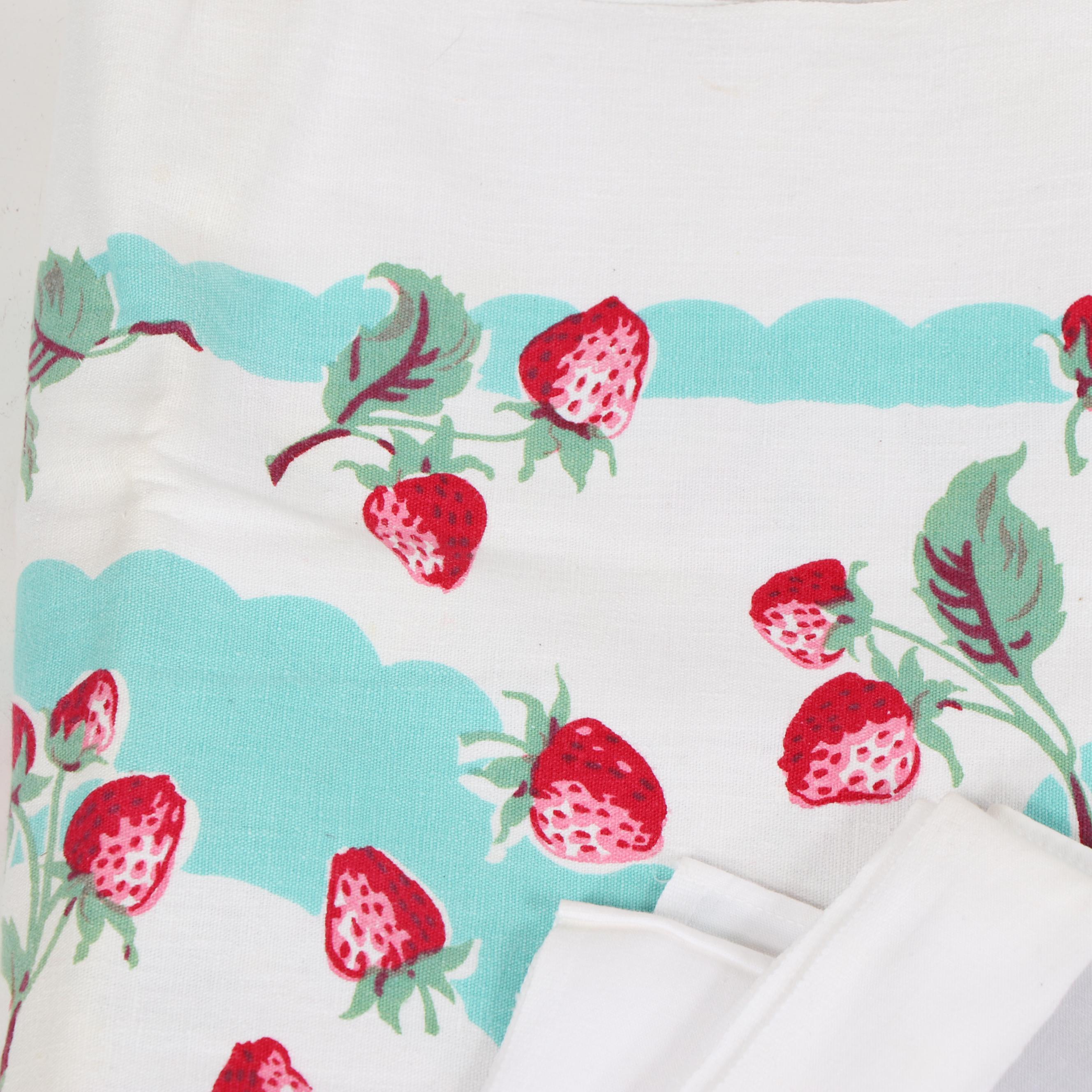 Floral Print Table Linens, Mid-Century