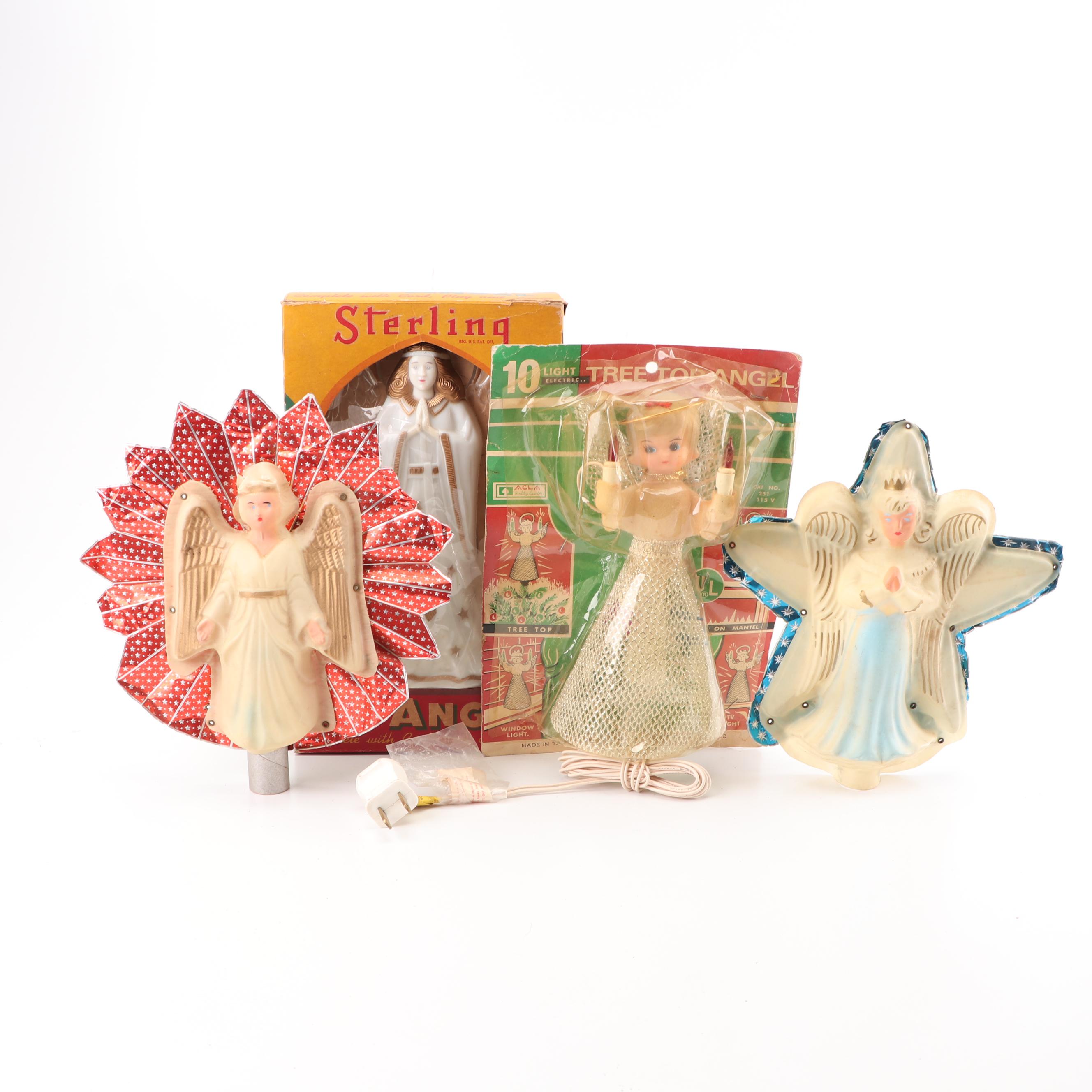 Christmas Ornaments and Light-Up Decorations, Mid-Century