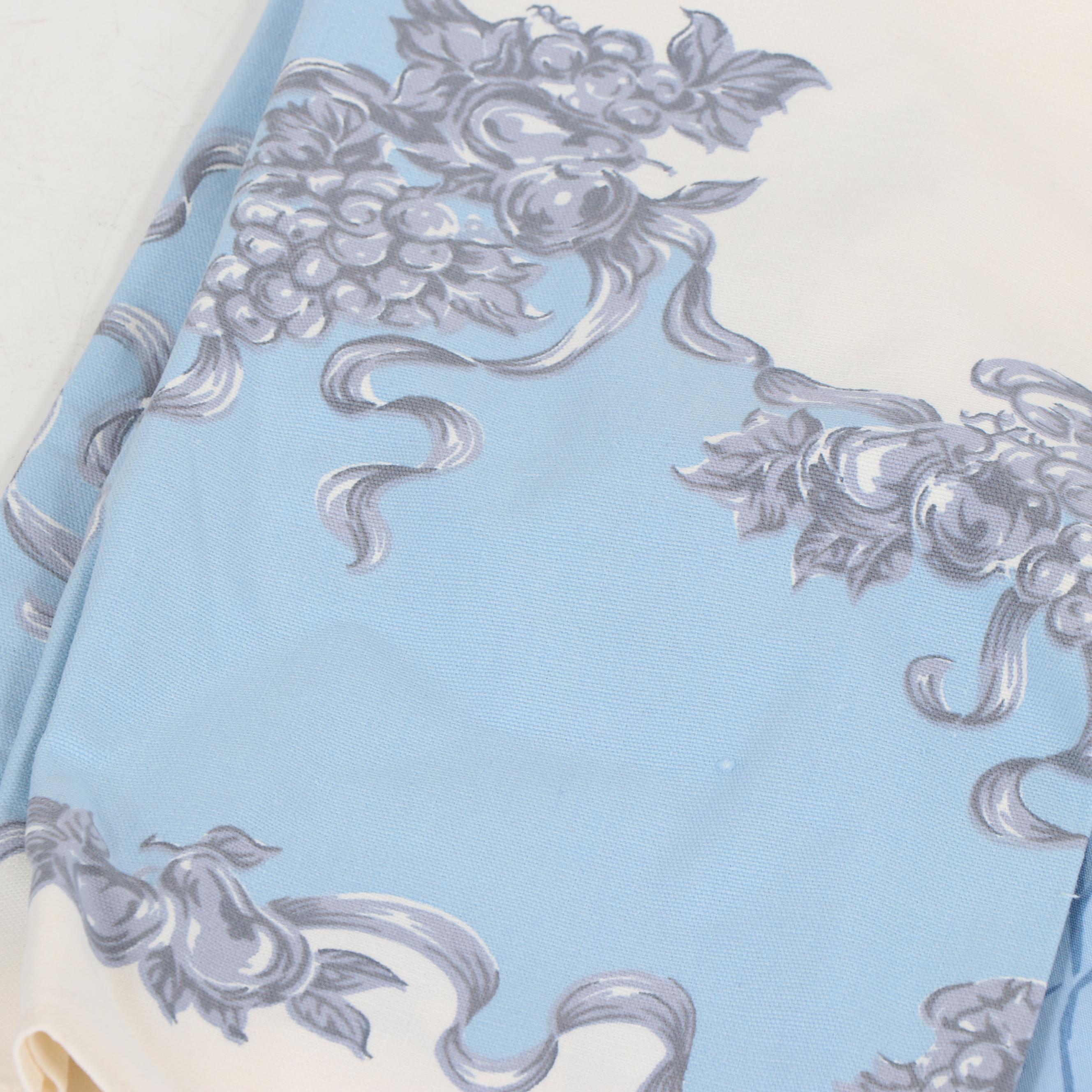 Printed Floral Table Linens, Mid-Century