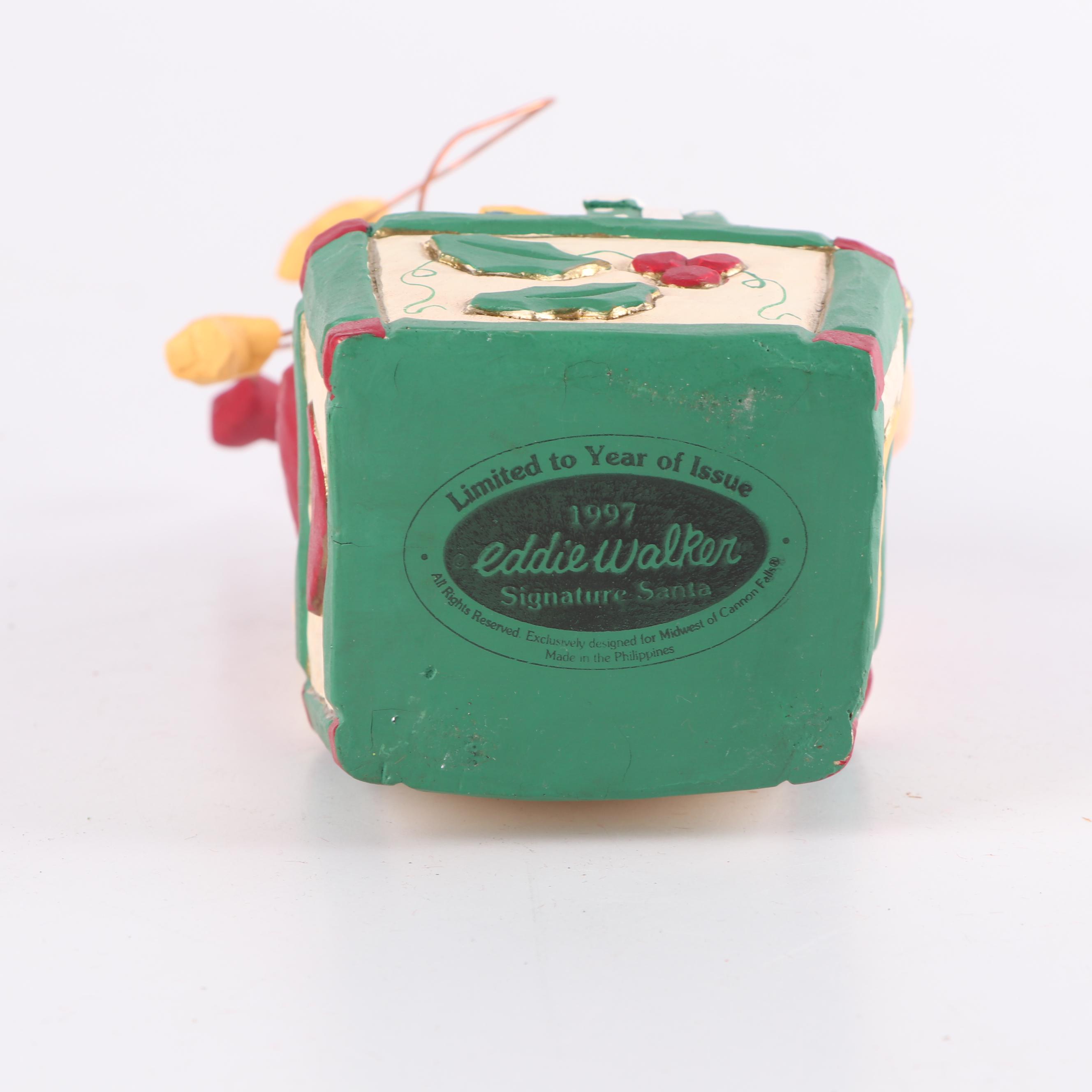 Eddie Walker Resin Christmas Figurines, 1990-2000s