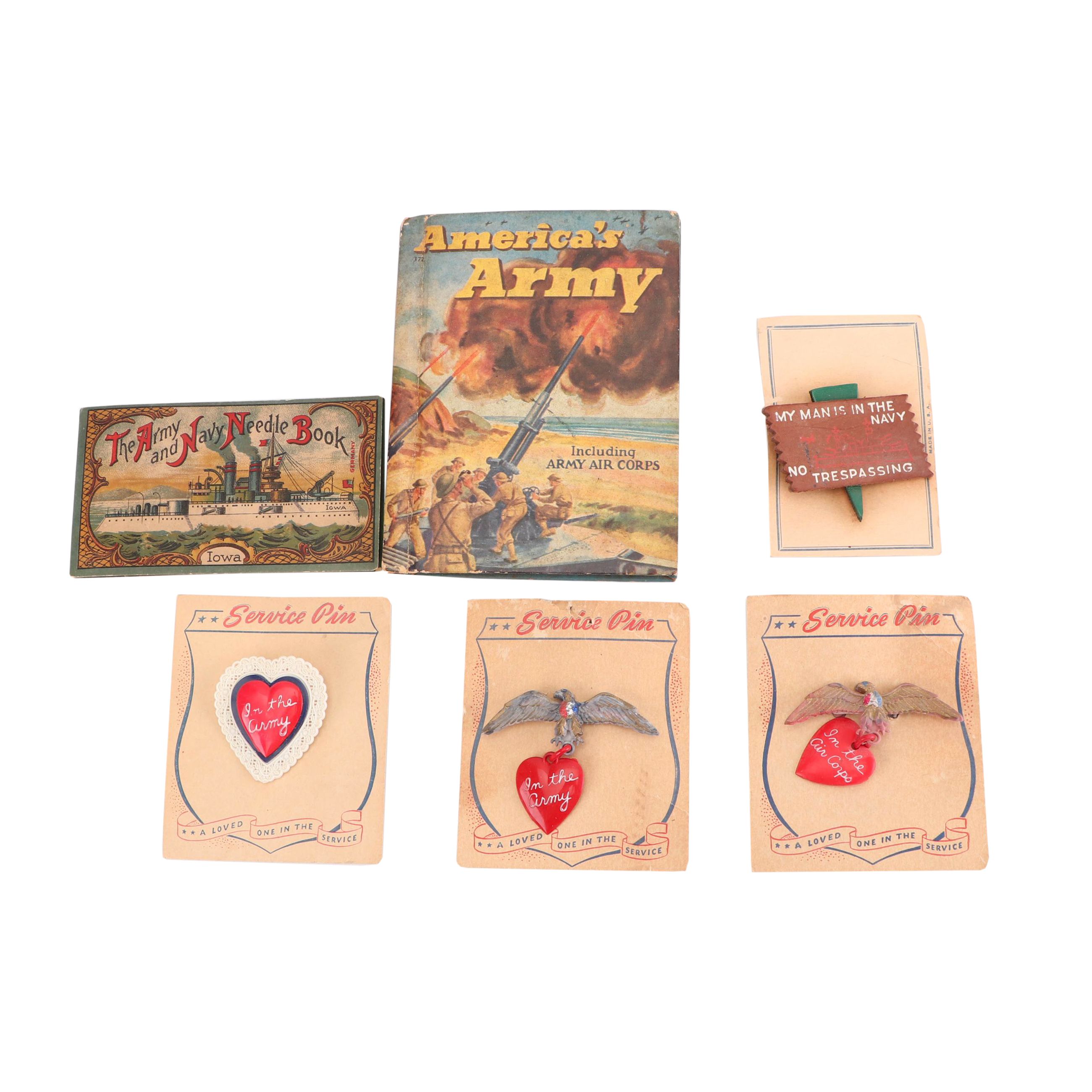 World War II Army Navy Ephemera