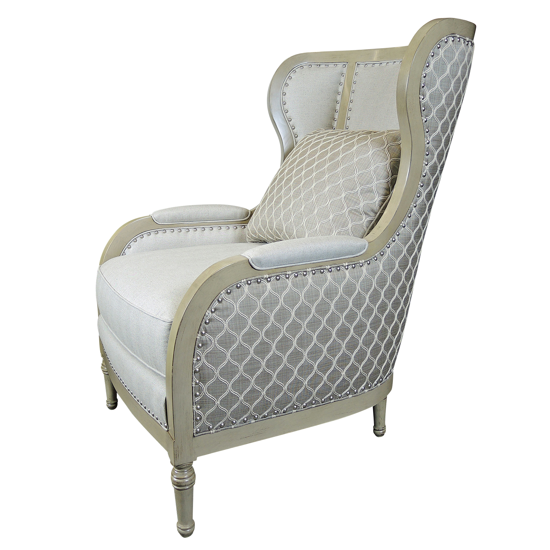 "Licari" Wingback Chair by Taylor King Furniture