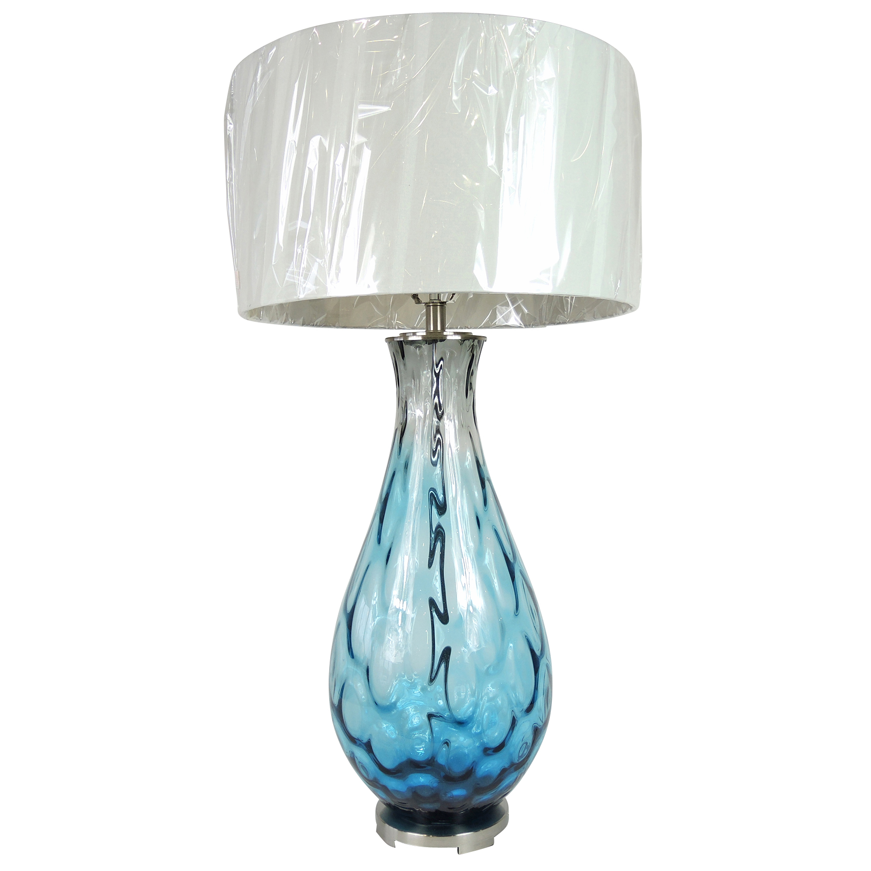 Uttermost "Vescovato Water Glass" Table Lamp Designed by Jim Parsons