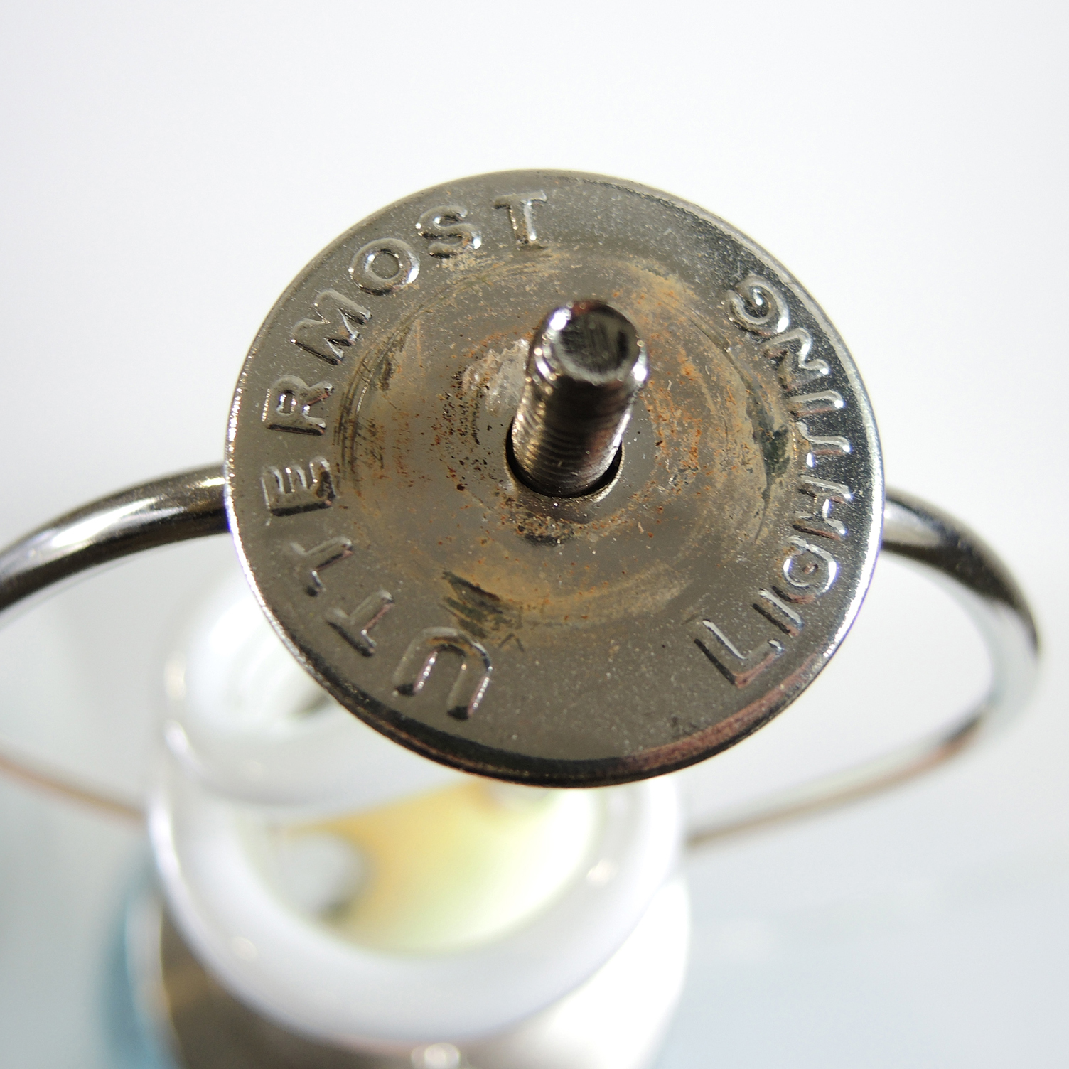 Uttermost "Vescovato Water Glass" Table Lamp Designed by Jim Parsons