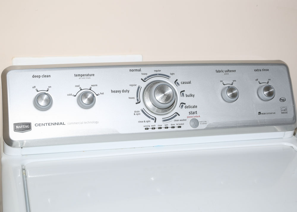 Maytag "Centennial" Washing Machine and GE Dryer