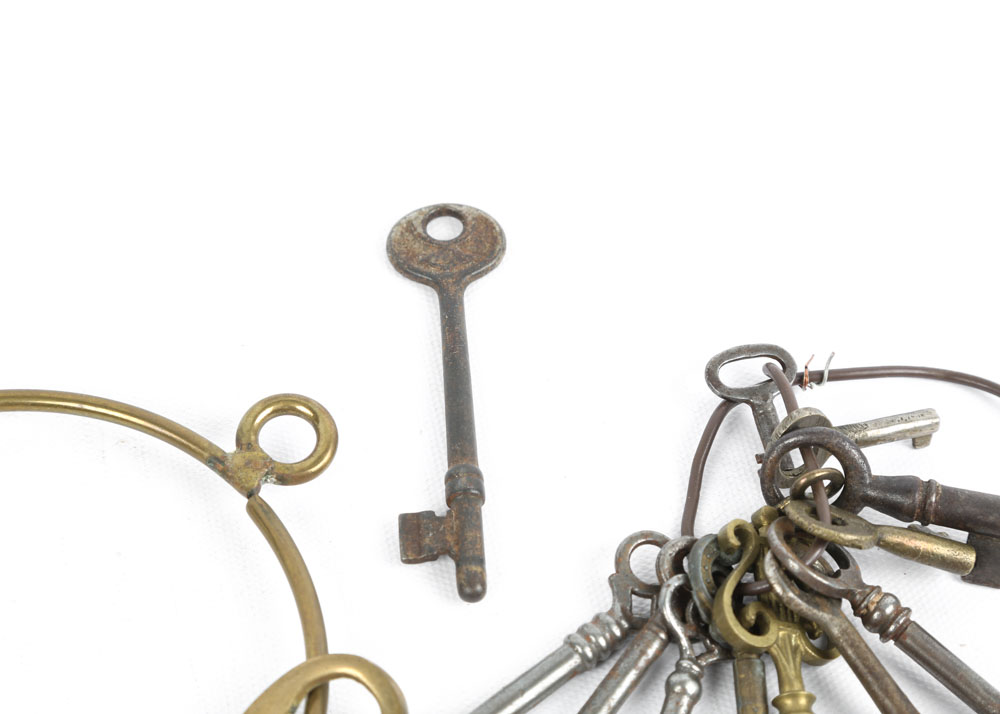 Brass and Metal Skeleton Keys