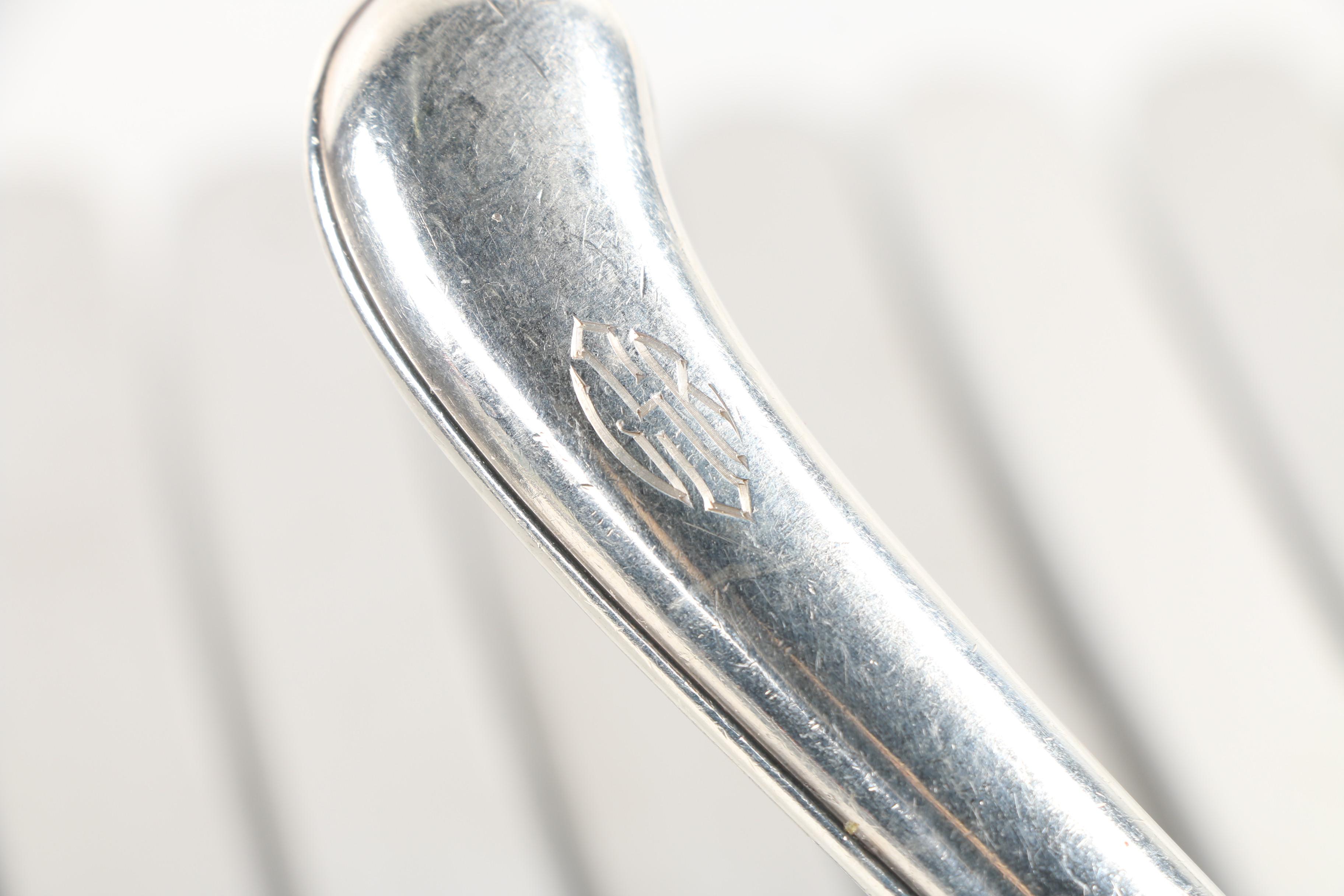 American Sterling Handle Pistol Grip Dinner Knives