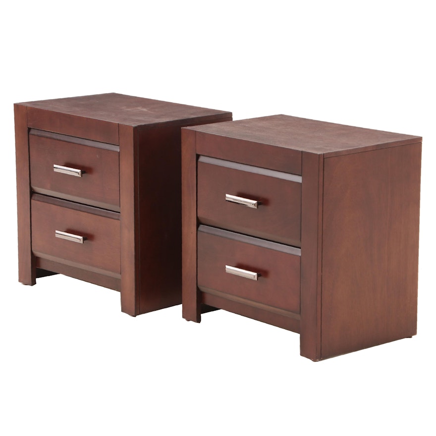 Walter Wabash Chest of Drawers Nightstands in Walnut