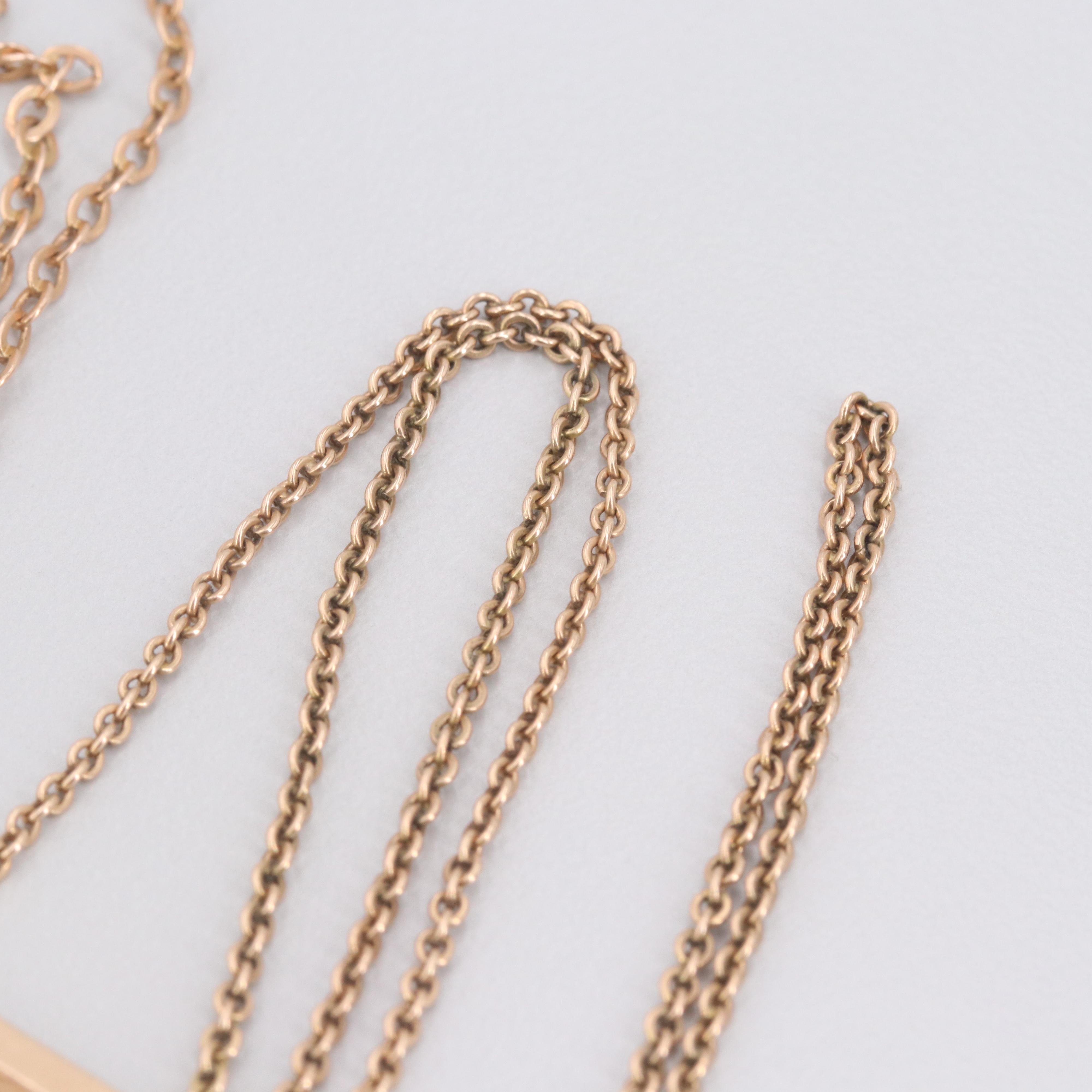 Vintage 14K Rose Gold Necklaces