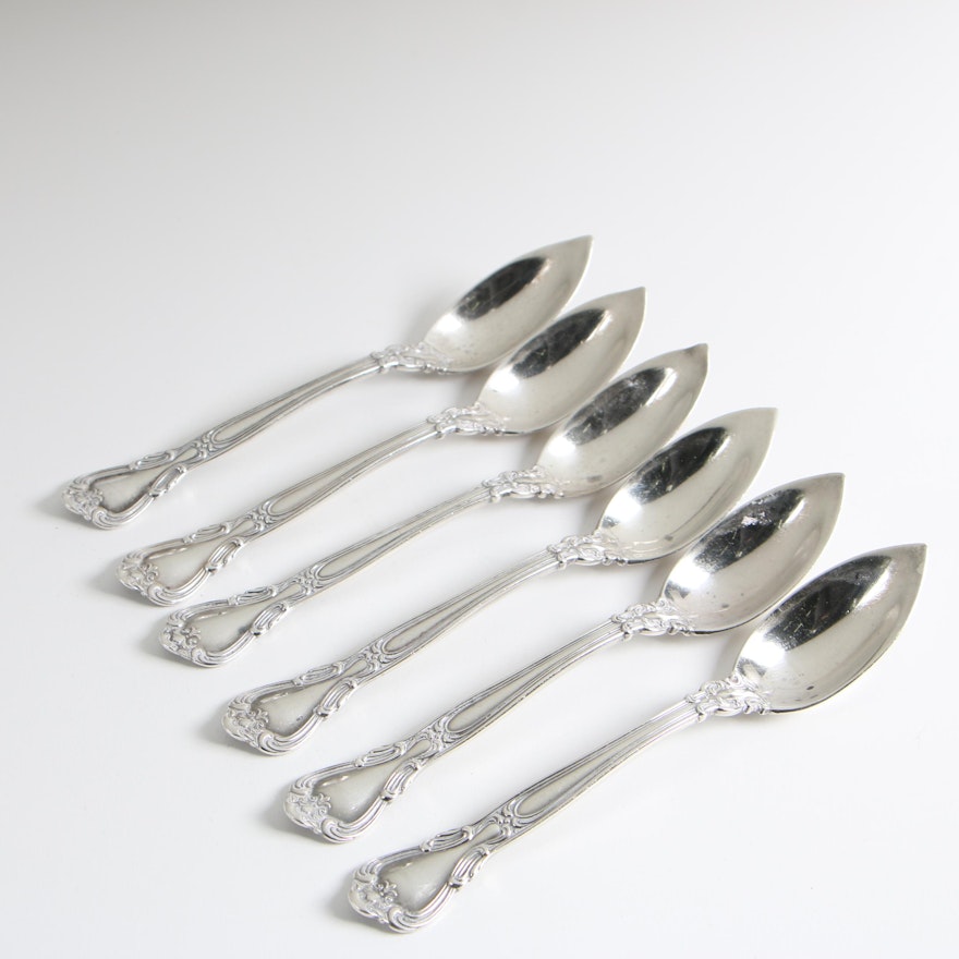 Gorham "Chantilly" Sterling Silver Fruit Spoons
