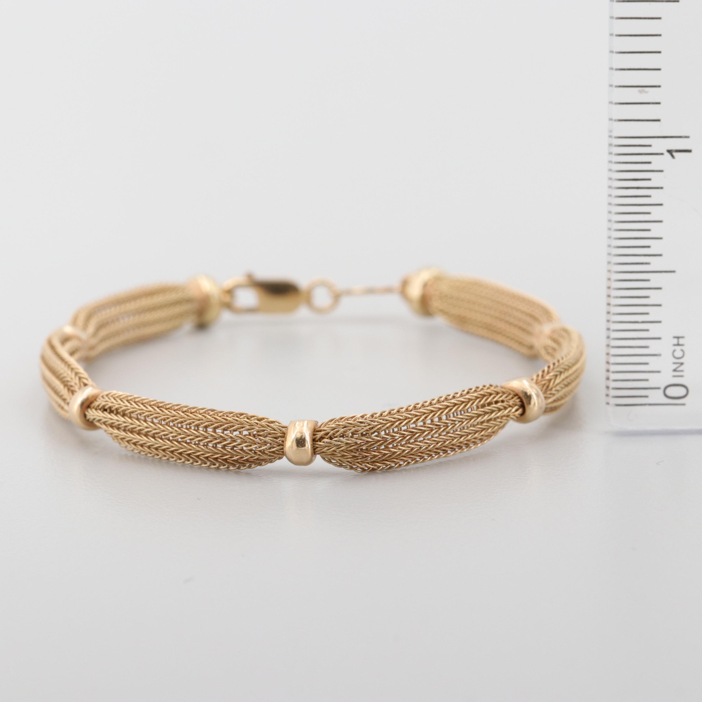 14K Yellow Gold Bracelet