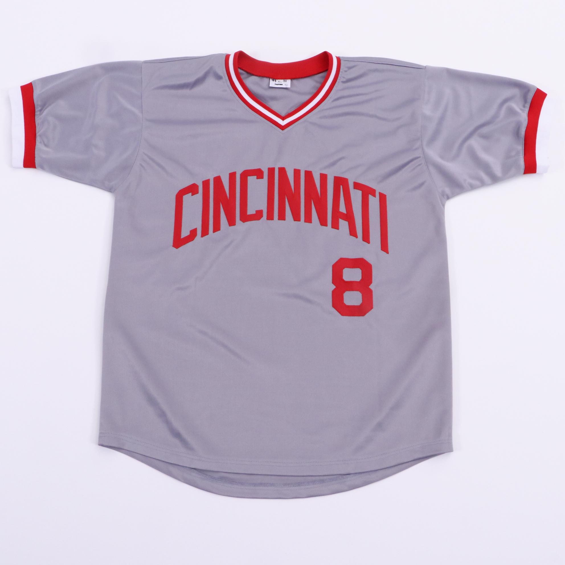 (HOF) Joe Morgan Signed Cincinnati Reds Baseball Jersey JSA COA