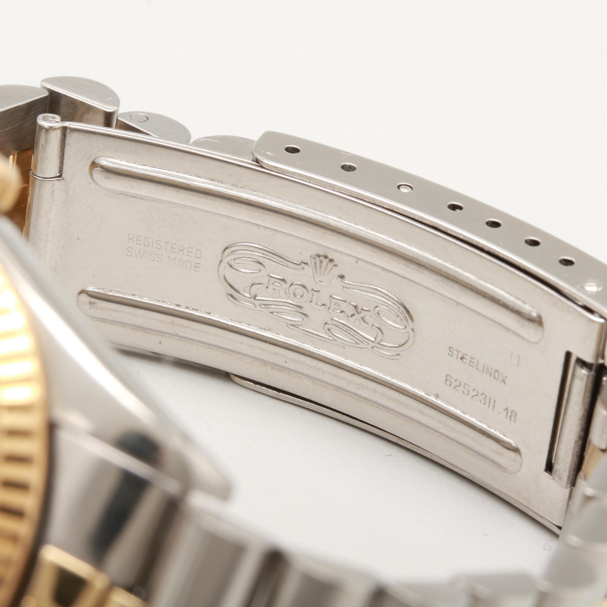 Vintage Rolex 18K Yellow Gold and Stainless Steel Watch