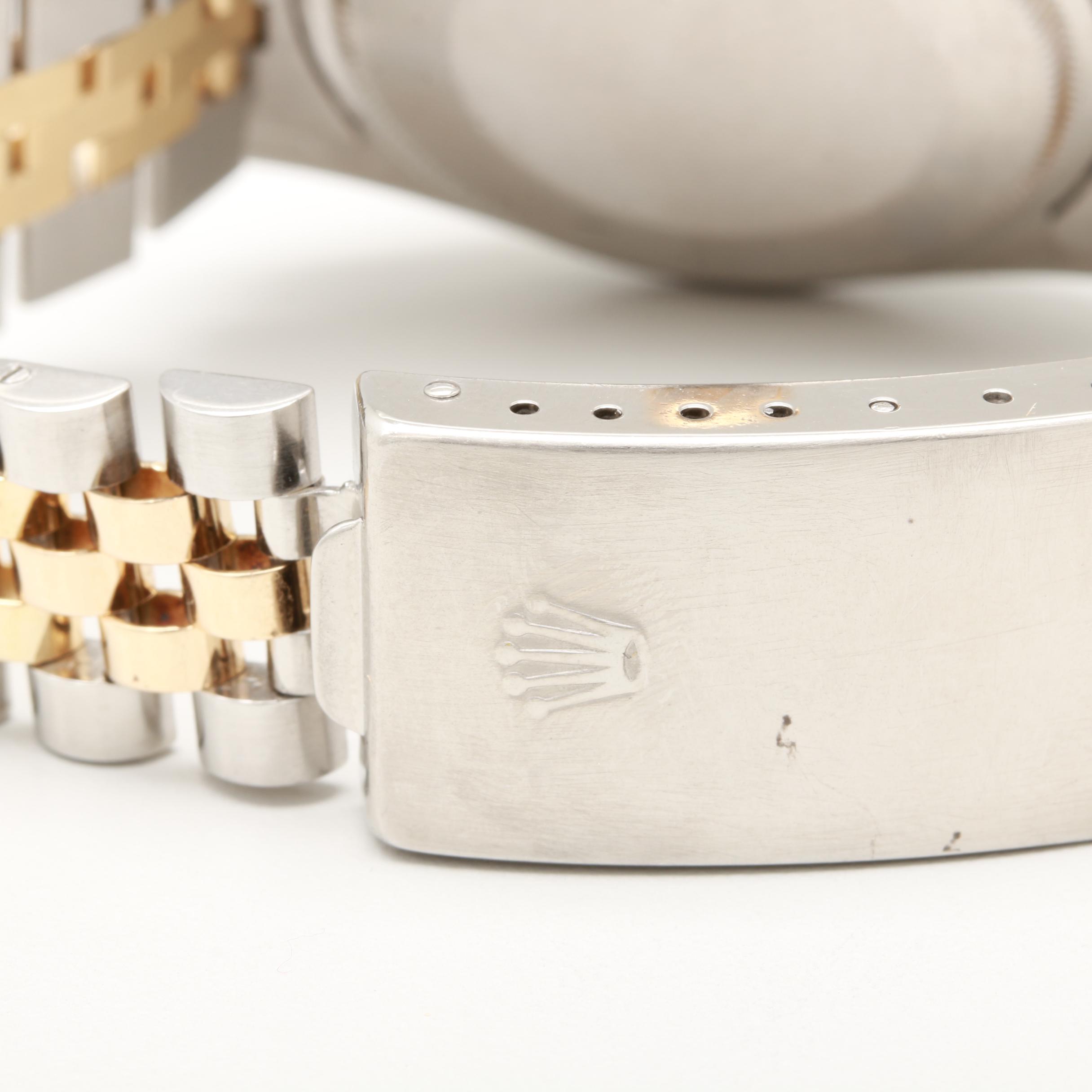 Vintage Rolex 18K Yellow Gold and Stainless Steel Watch