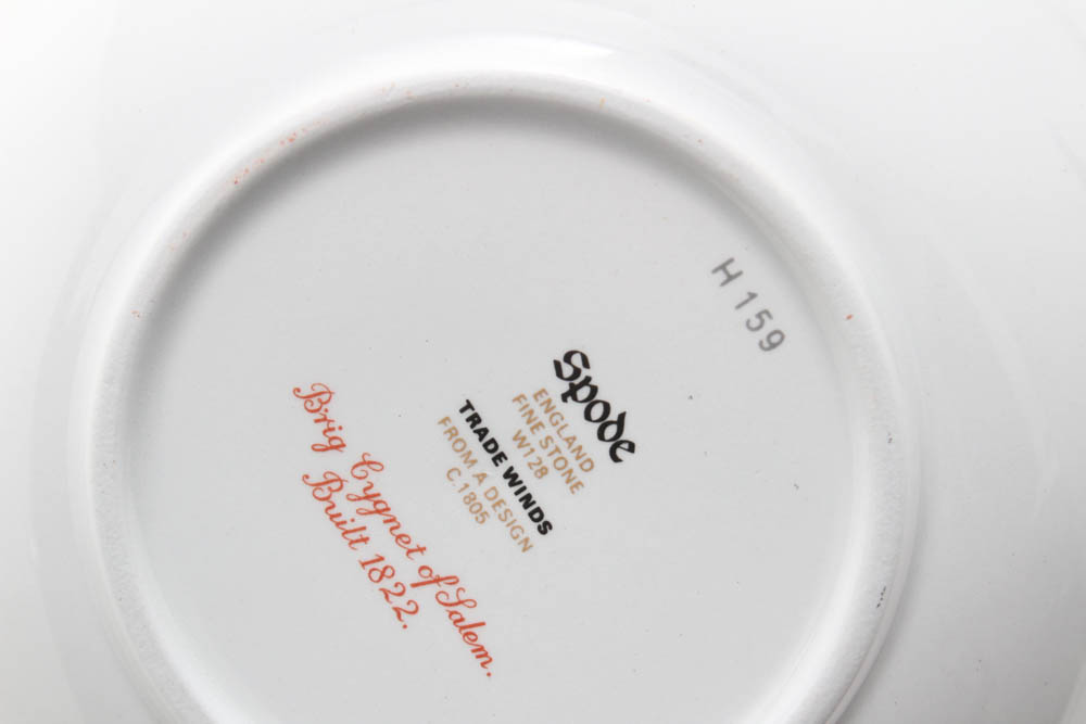 Copeland Spode "Trade Winds Red" Stone China Dinnerware